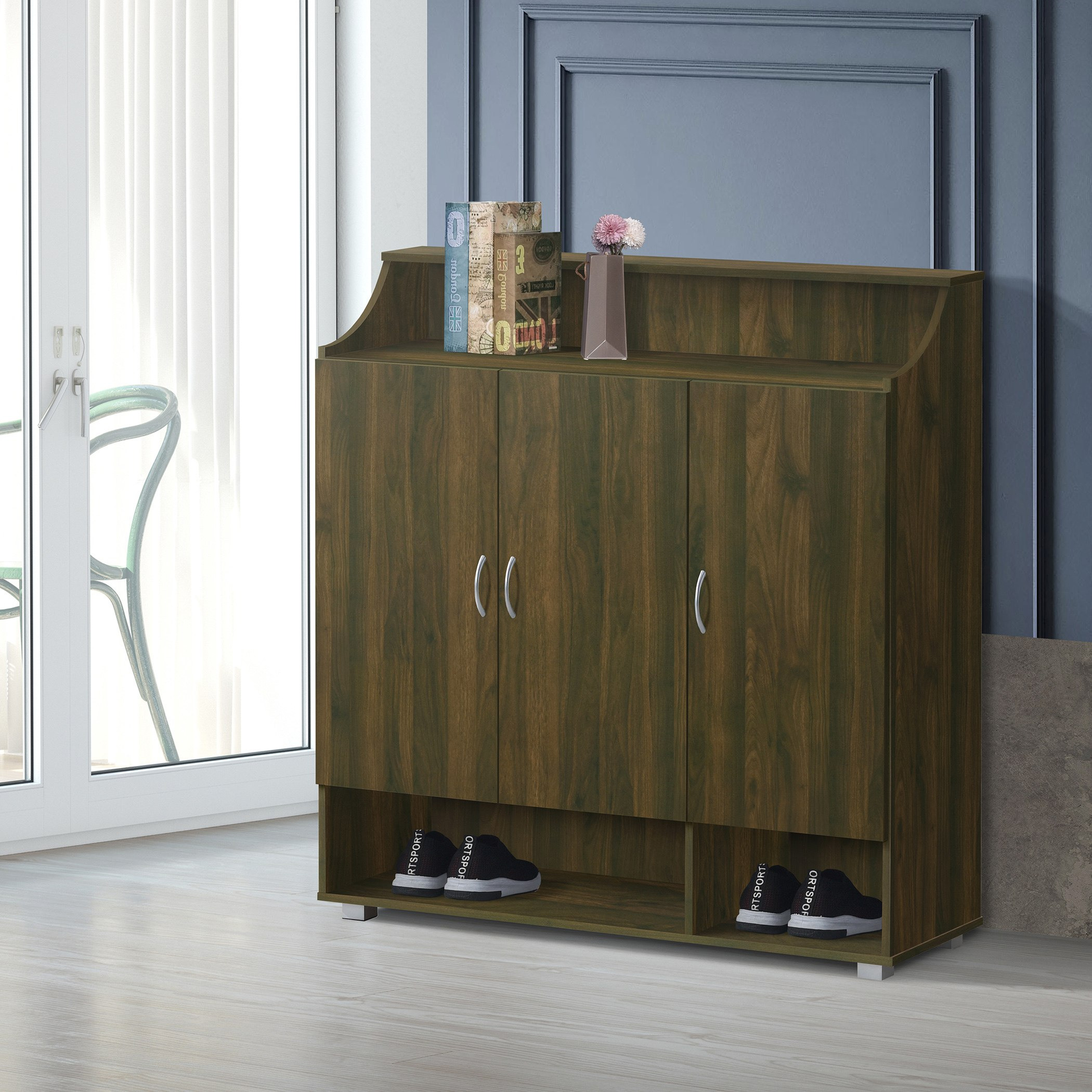 خزانة أحذية بـ3 أبواب لـ20 زوجا من إيموشن-hbxbedroom-shoecabinetsandracks-image-1