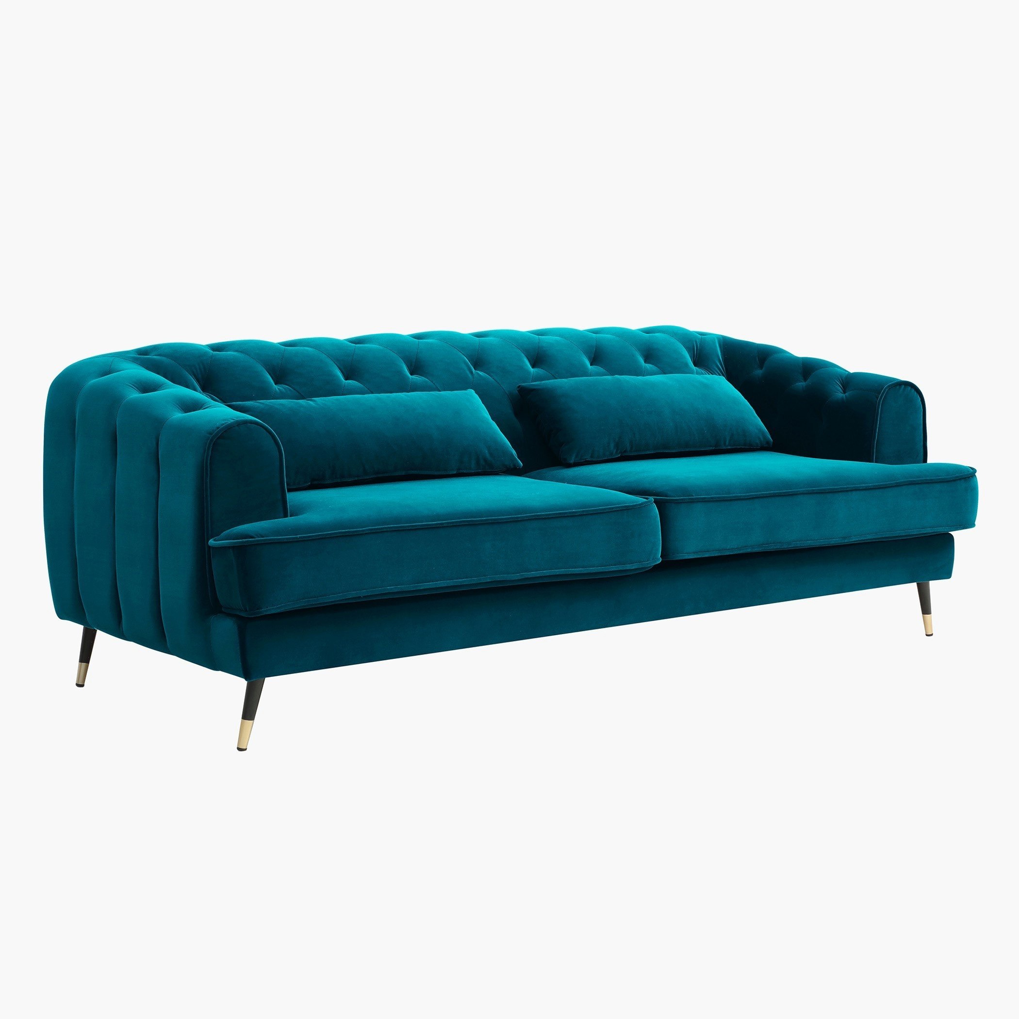 كنبة مخمليّة 3 مقاعد مع وسادتين من آليسون-hbxlivingroom-sofasandarmchairs-sofas-image-2