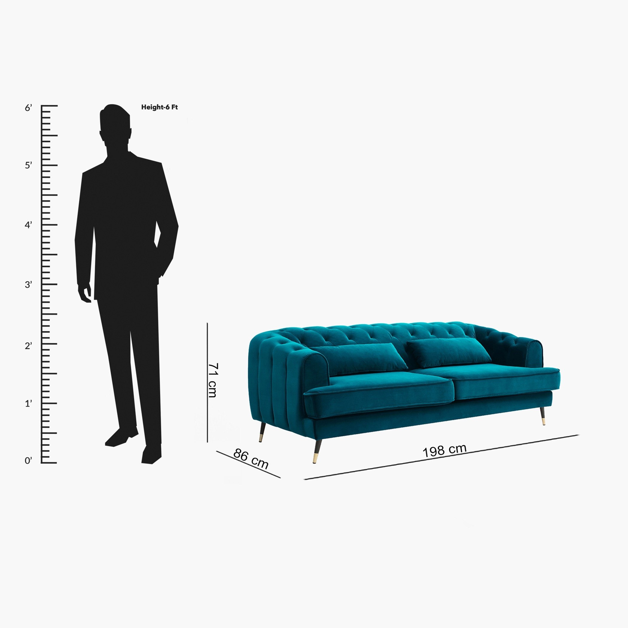 كنبة مخمليّة 3 مقاعد مع وسادتين من آليسون-hbxlivingroom-sofasandarmchairs-sofas-image-7