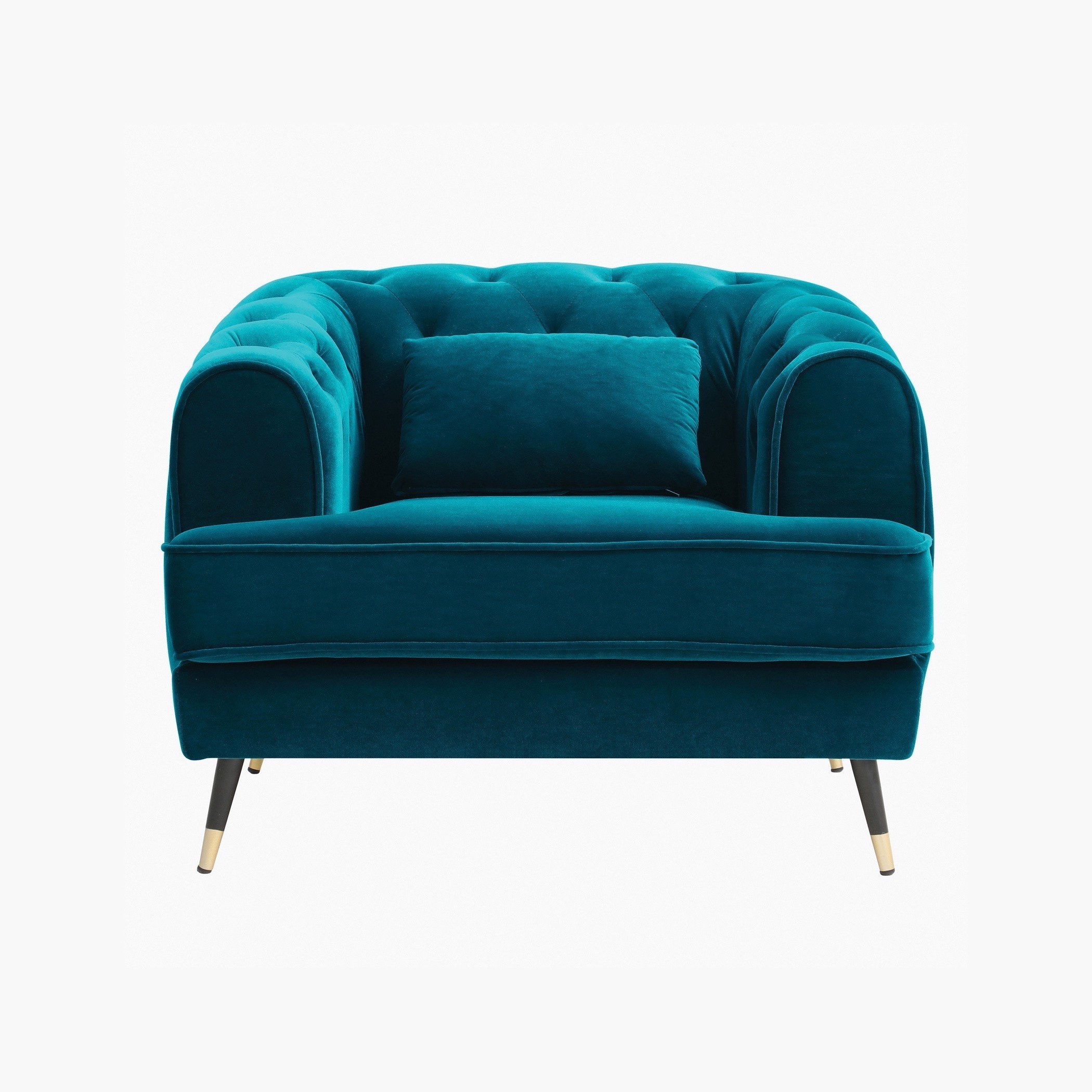 كنبة مخمليّة مقعد واحد مع وسادة من آليسون-hbxlivingroom-sofasandarmchairs-sofas-image-2