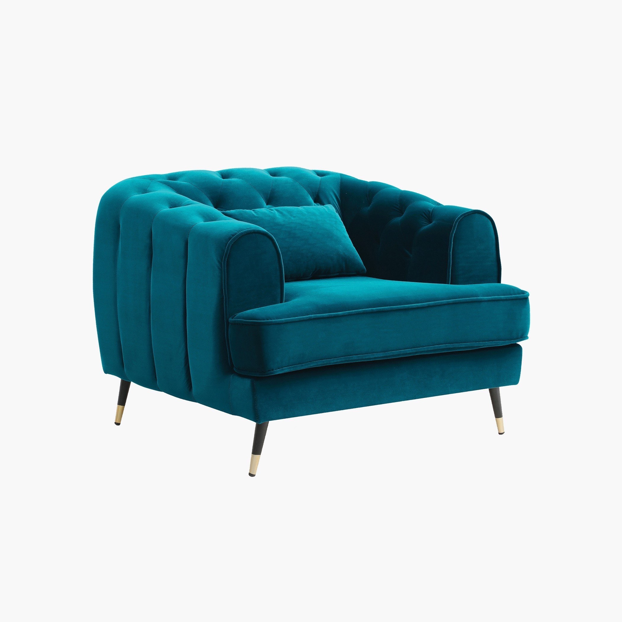 كنبة مخمليّة مقعد واحد مع وسادة من آليسون-hbxlivingroom-sofasandarmchairs-sofas-image-3