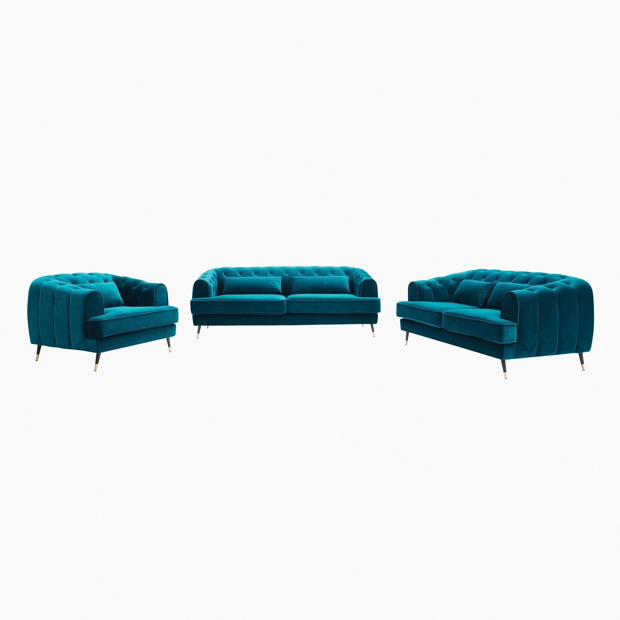 كنبة مخمليّة مقعد واحد مع وسادة من آليسون-hbxlivingroom-sofasandarmchairs-sofas-image-5