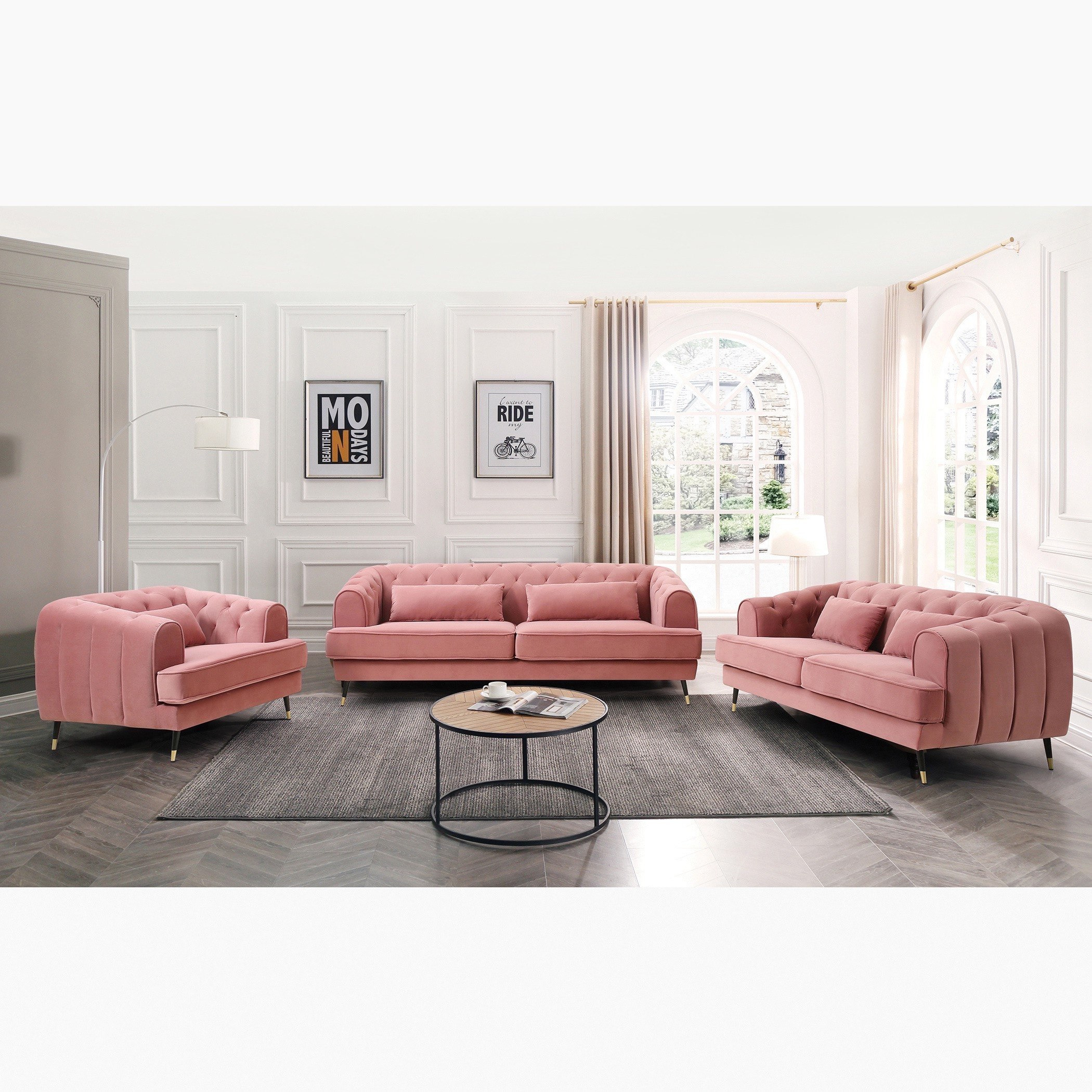 كنبة مخمليّة 3 مقاعد مع وسادتين من آليسون-hbxlivingroom-sofasandarmchairs-sofas-image-5