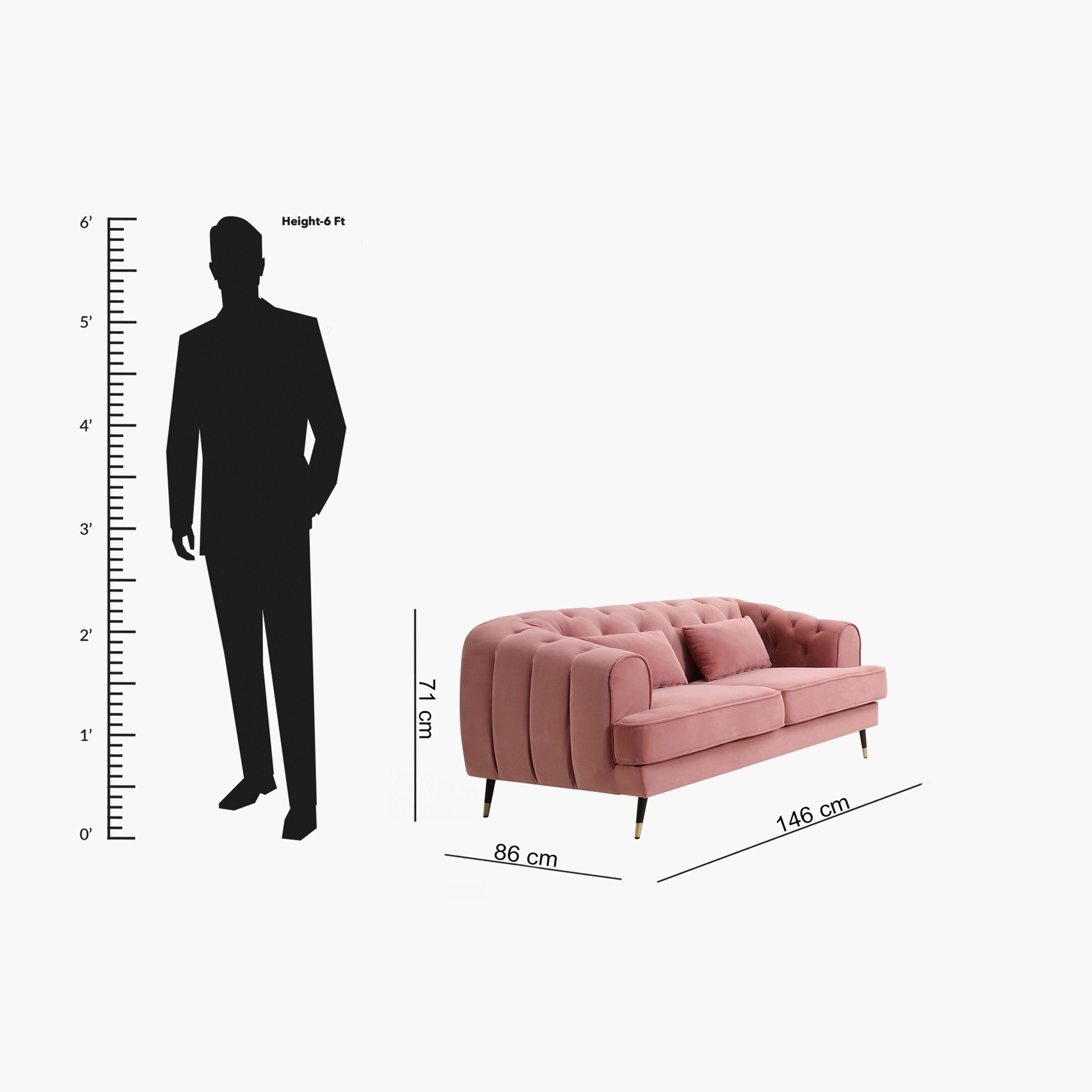 كنبة مخمليّة مقعدين مع وسادتين من آليسون-hbxlivingroom-sofasandarmchairs-sofas-image-7