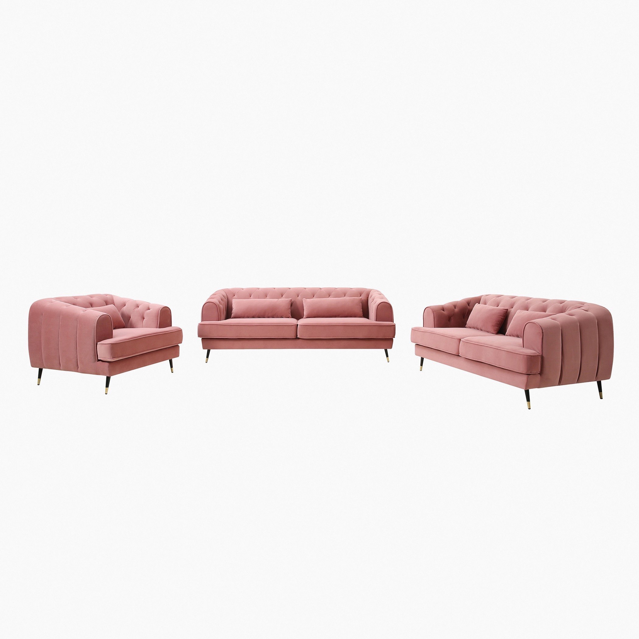 كنبة مخمليّة مقعد واحد مع وسادة من آليسون-hbxlivingroom-sofasandarmchairs-sofas-image-4