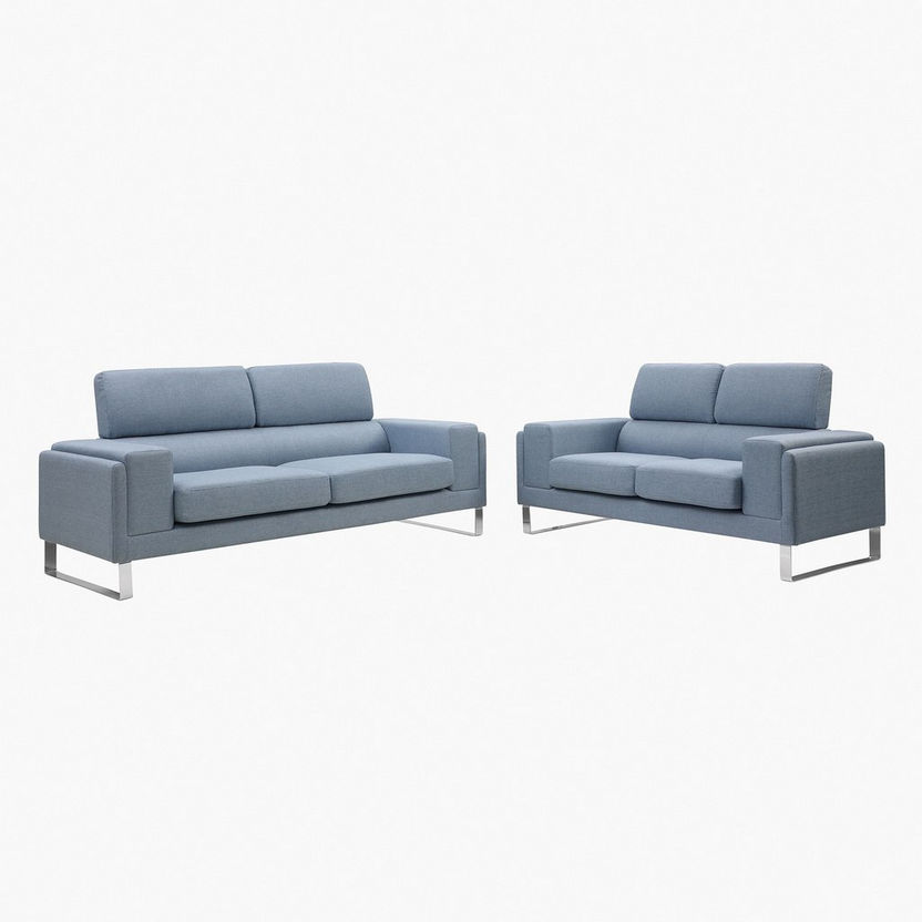 Oslo 2-Seater Fabric Sofa-Sofas-image-4