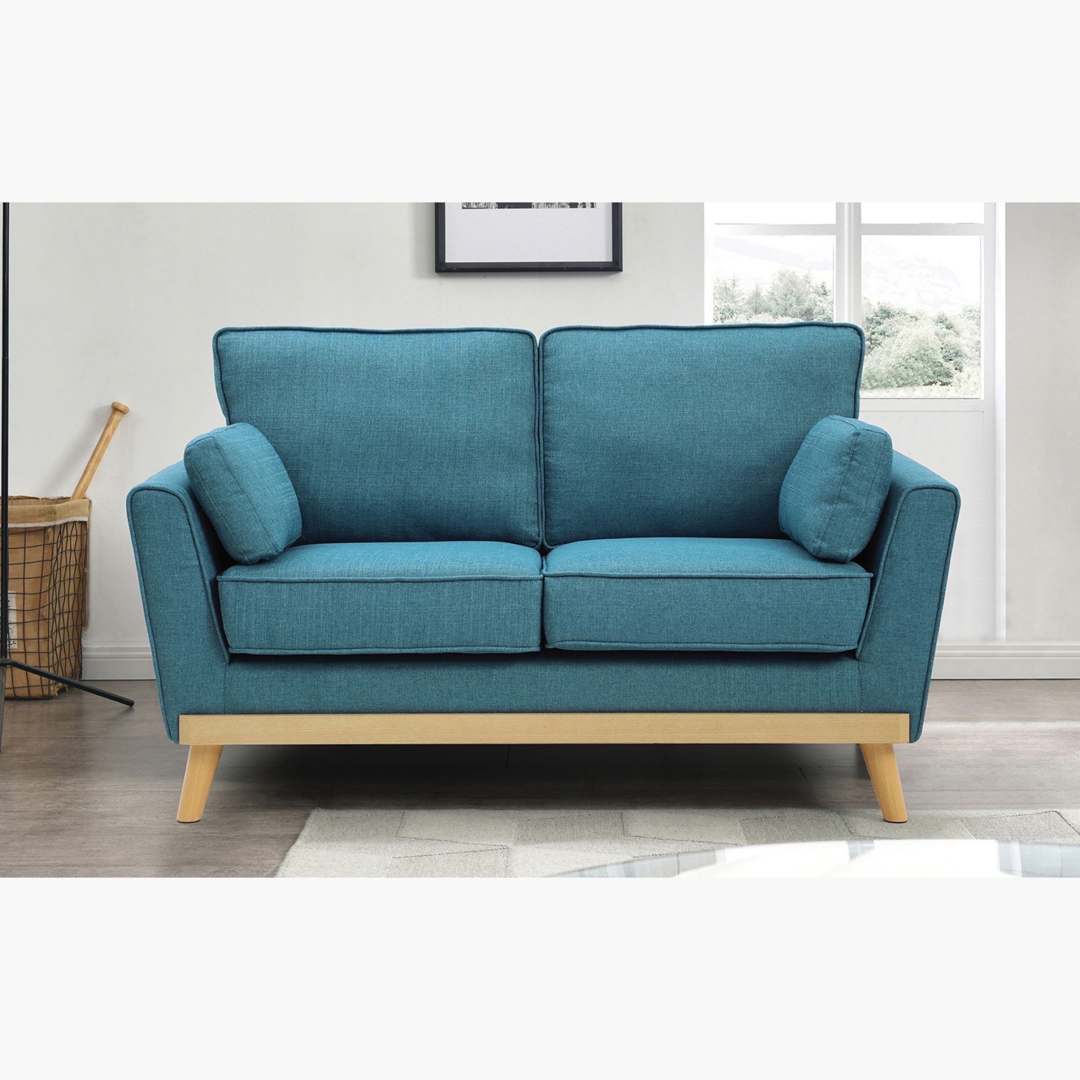 كنبة قماشيّة مقعدين مع وسادتين من السويد-hbxlivingroom-sofasandarmchairs-sofas-image-1