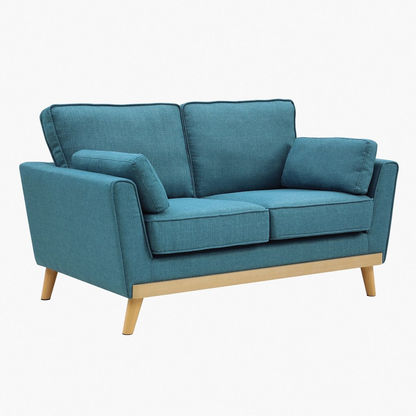 Sweden 2-Seater Fabric Sofa with 2 Cushions
