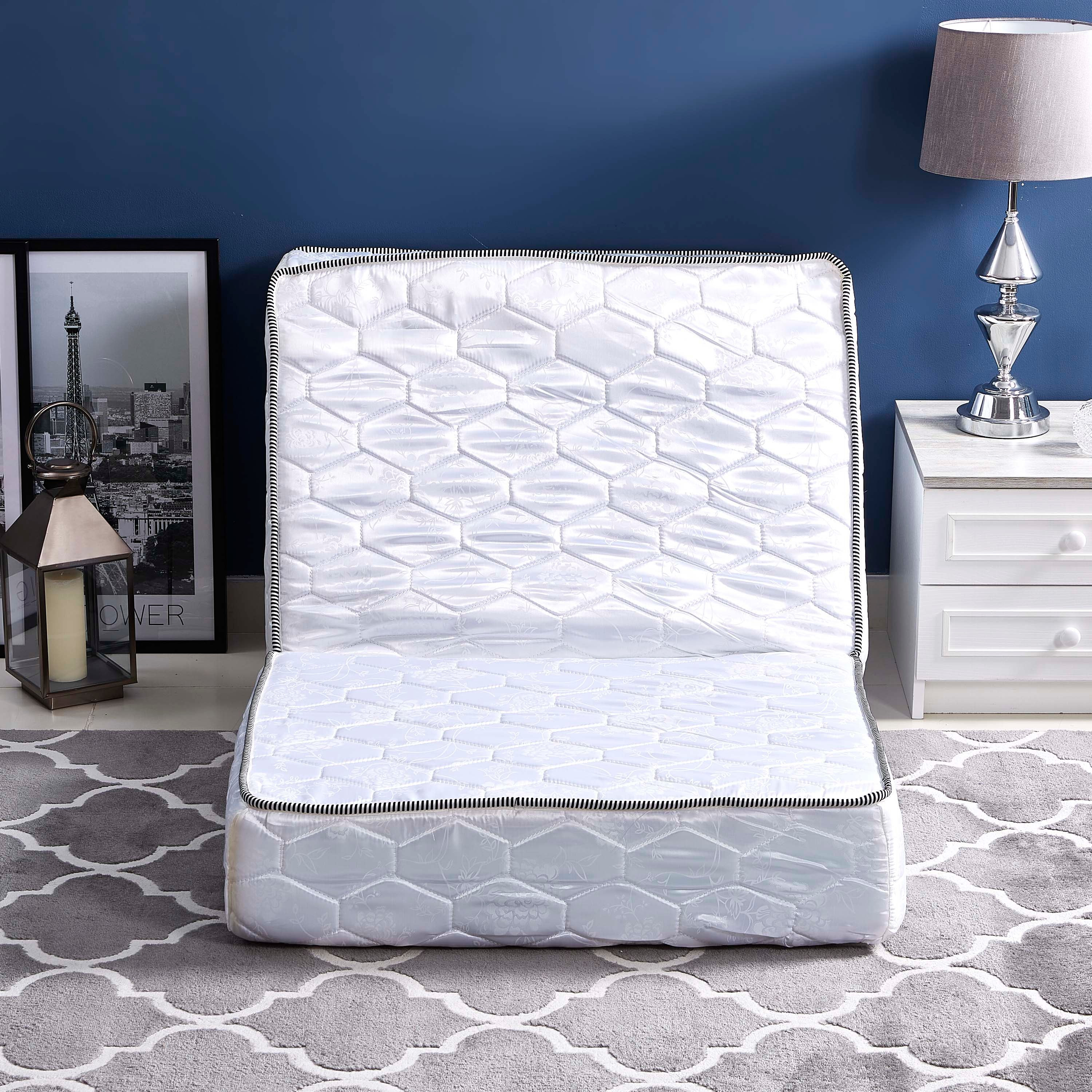 مرتبة بطّية ثلاثية ونوابض للسفر والضيوف من ليون - 90x190 سم-hbxfurniture-bedroom-mattresses-single-image-3