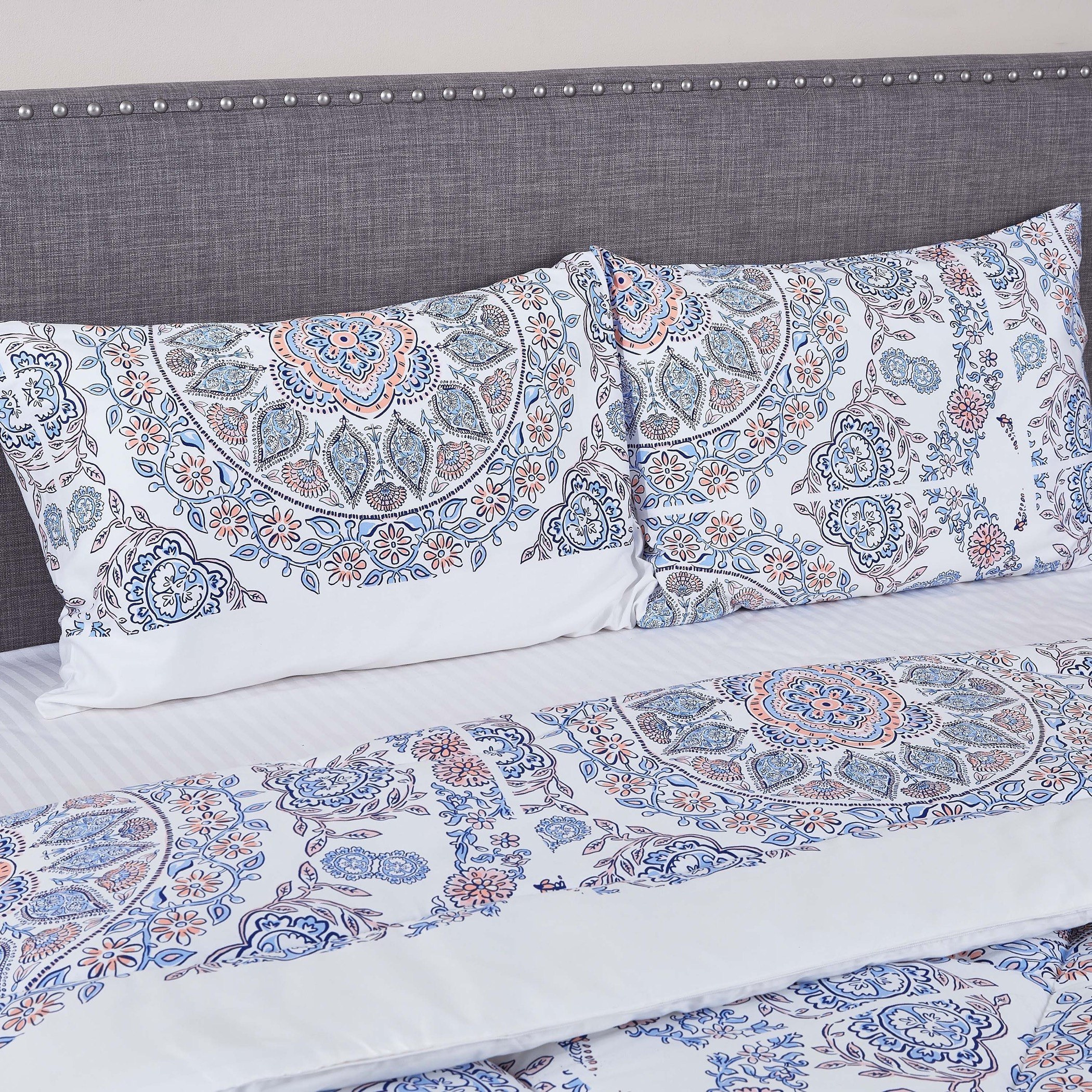 طقم لحاف كينج قطن ساتان 3 قطع من برنت - 220x240 سم-hbxhomeware-hbxdecorandfurnishings-image-3