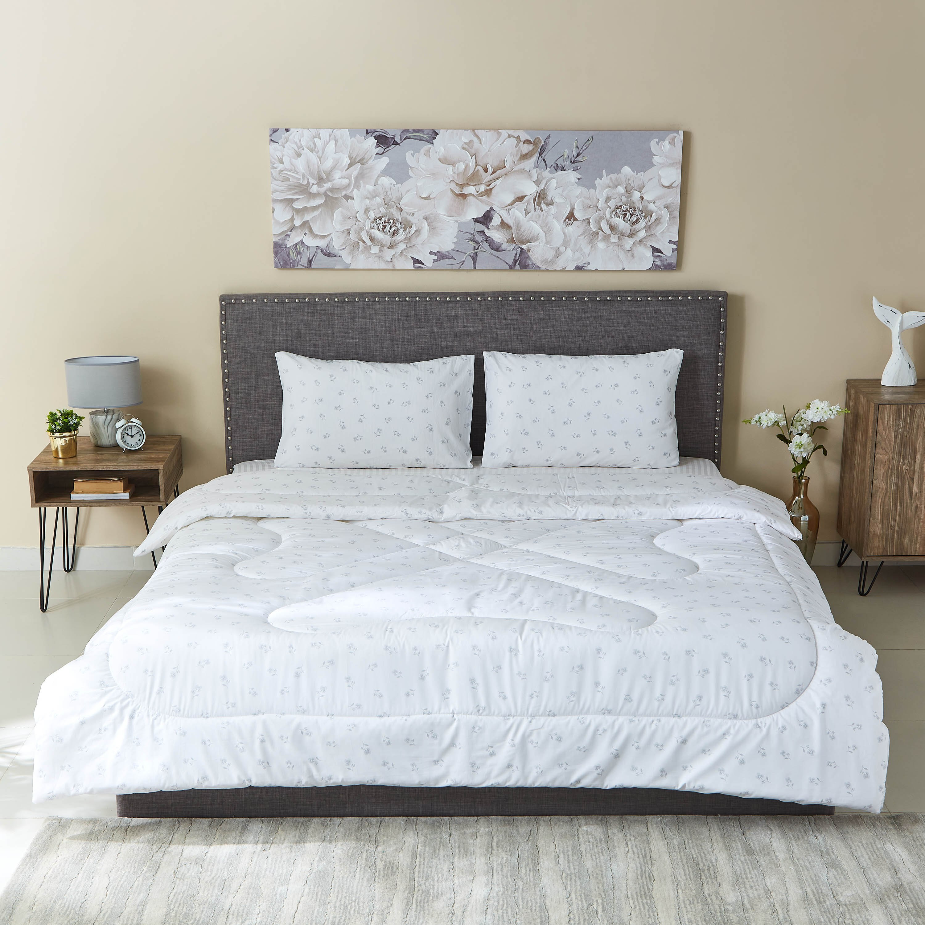 طقم لحاف مقاس كينج قطن بطبعات من فلوريت- 230x220 سم-PROMO_HB_AE_B1G1_250925-image-2