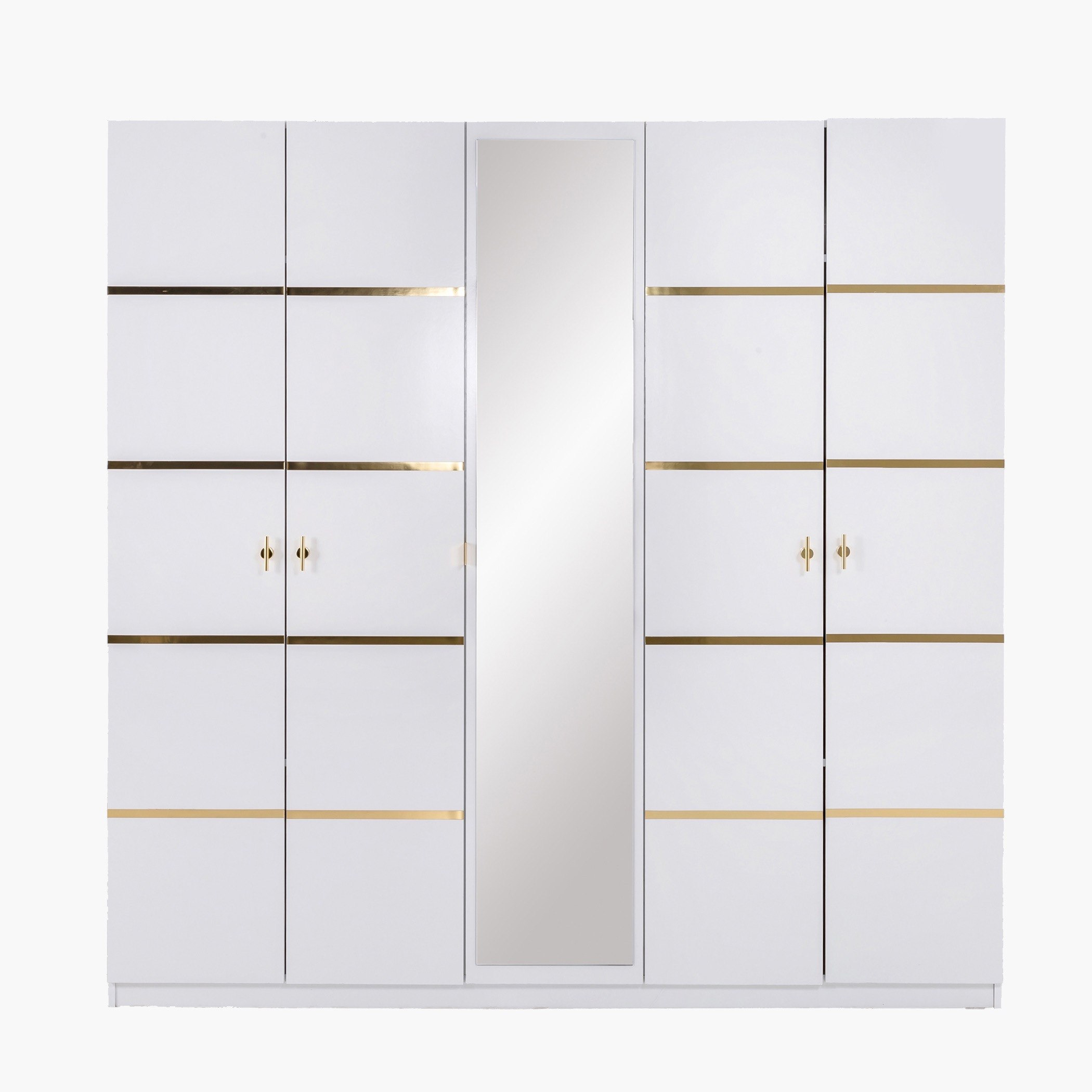 خزانة ملابس 5 أبواب بمرآة من إليتا-hbxfurniture-wardrobes-image-3