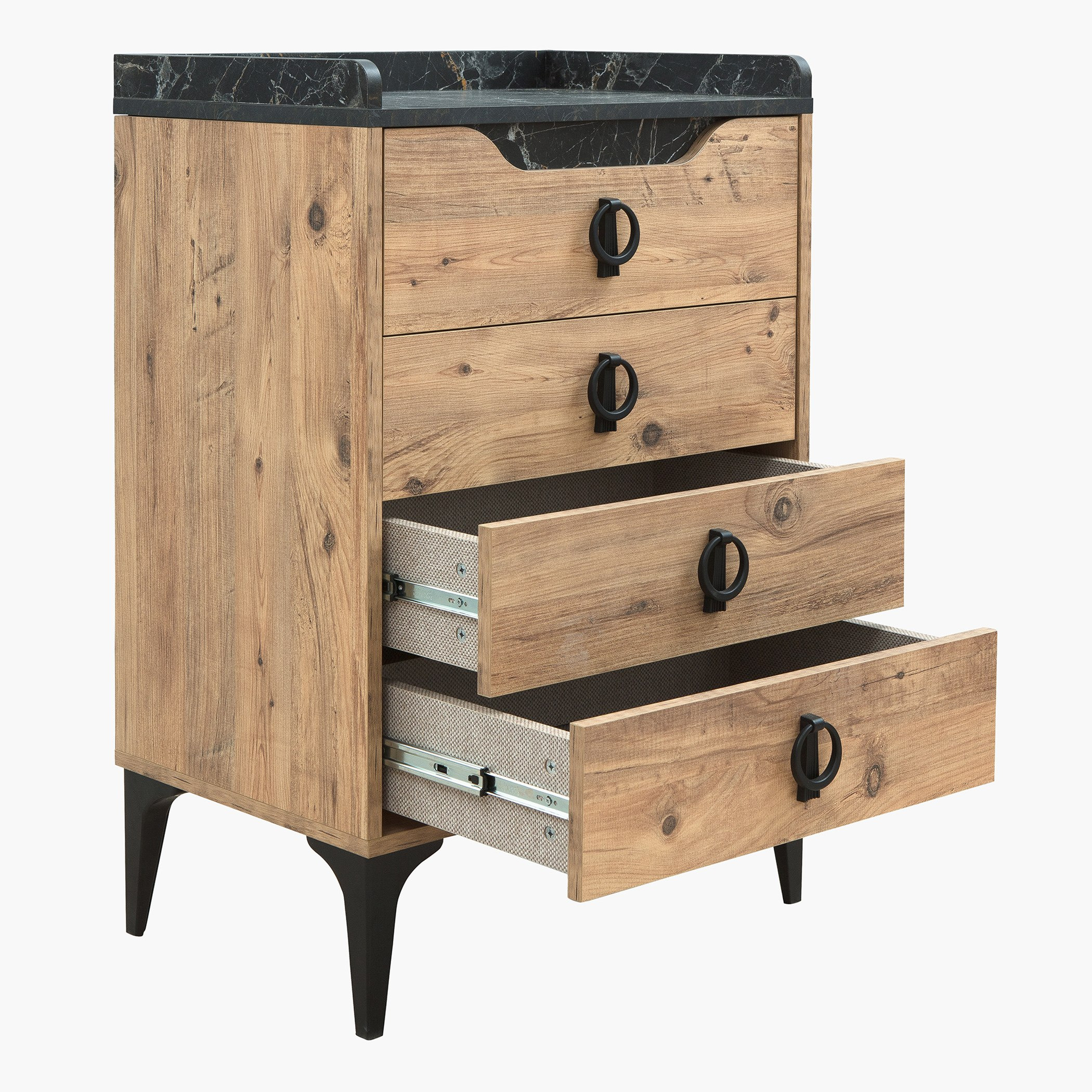 وحدة تخزين بـ 4- أدراج - لسبون-hbxfurniture-dressersandchests-chestofdrawers-image-4