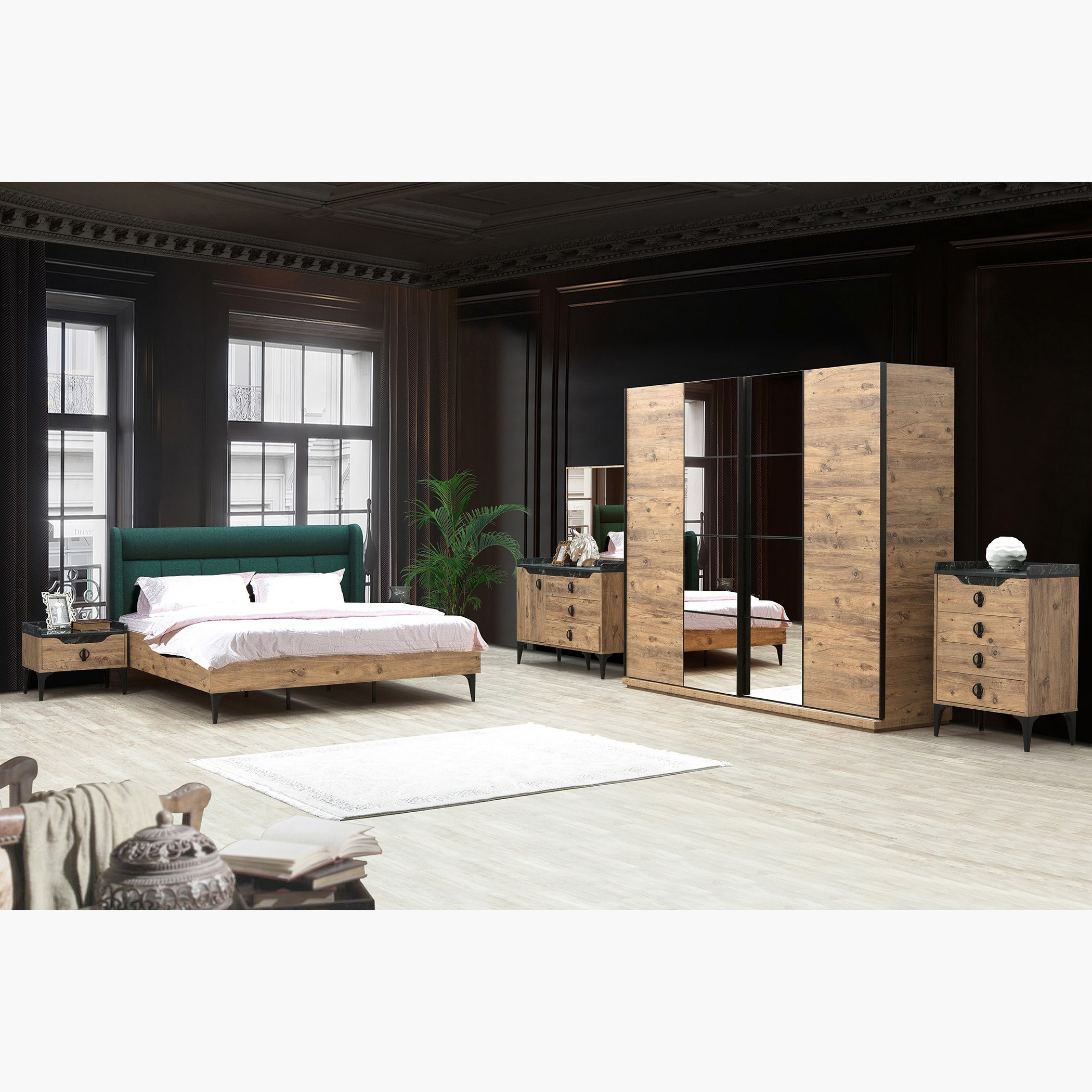 خزانة ملابس بباب انزلاقي مع مرآة من لسبون-hbxfurniture-wardrobes-image-9