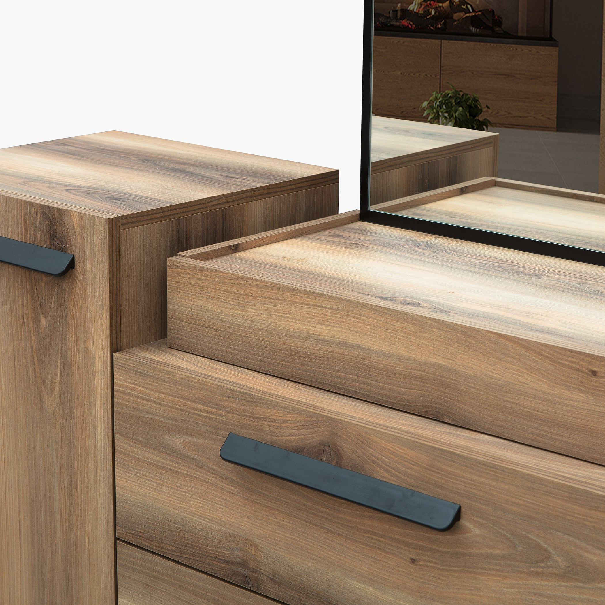 طقم غرفة نوم كينج 5 قطع من نيفادا- 180x200 سم-hbxbedroom-bedsandbedsets-bedroomsets-king-image-14