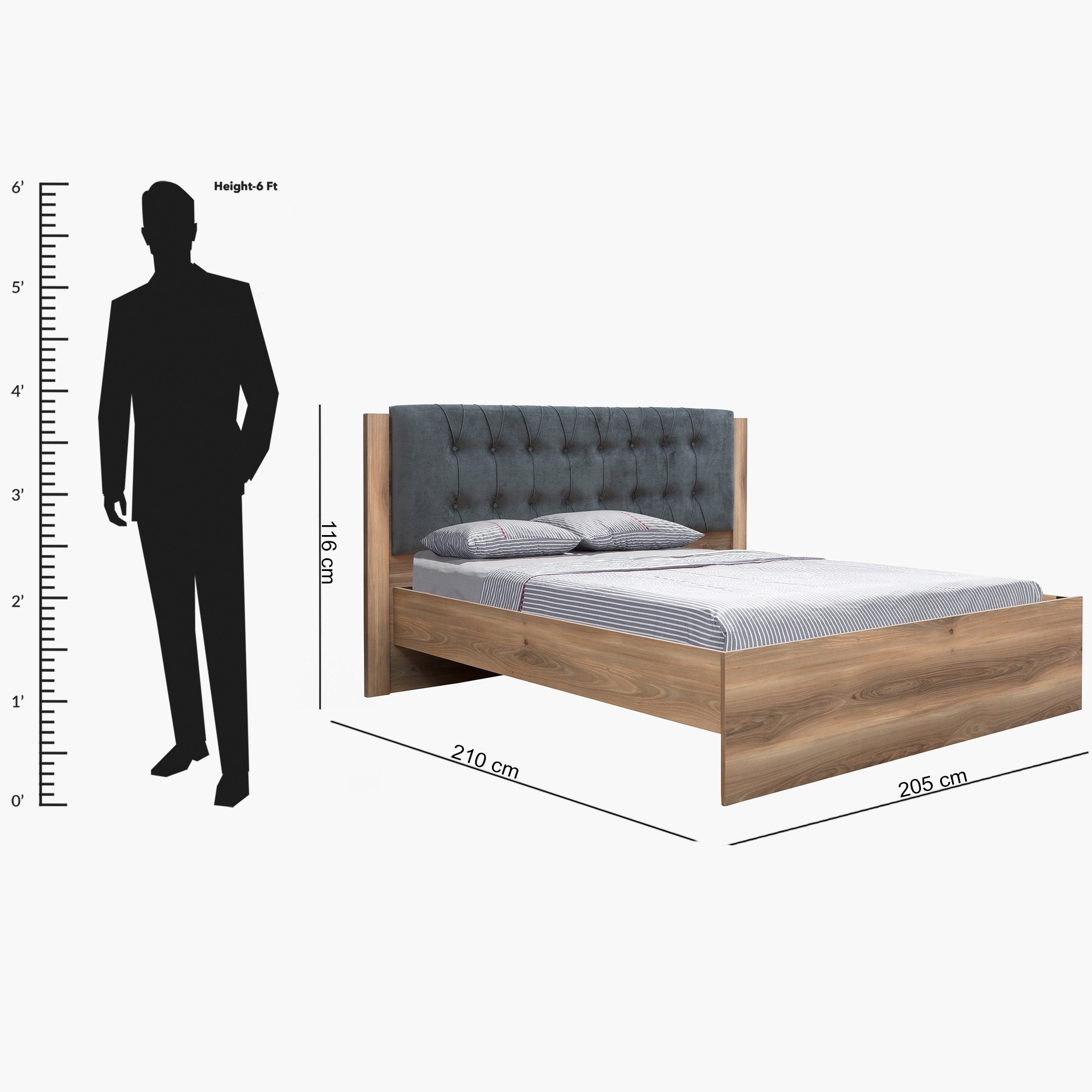 طقم غرفة نوم كينج 5 قطع من نيفادا- 180x200 سم-hbxbedroom-bedsandbedsets-bedroomsets-king-image-16