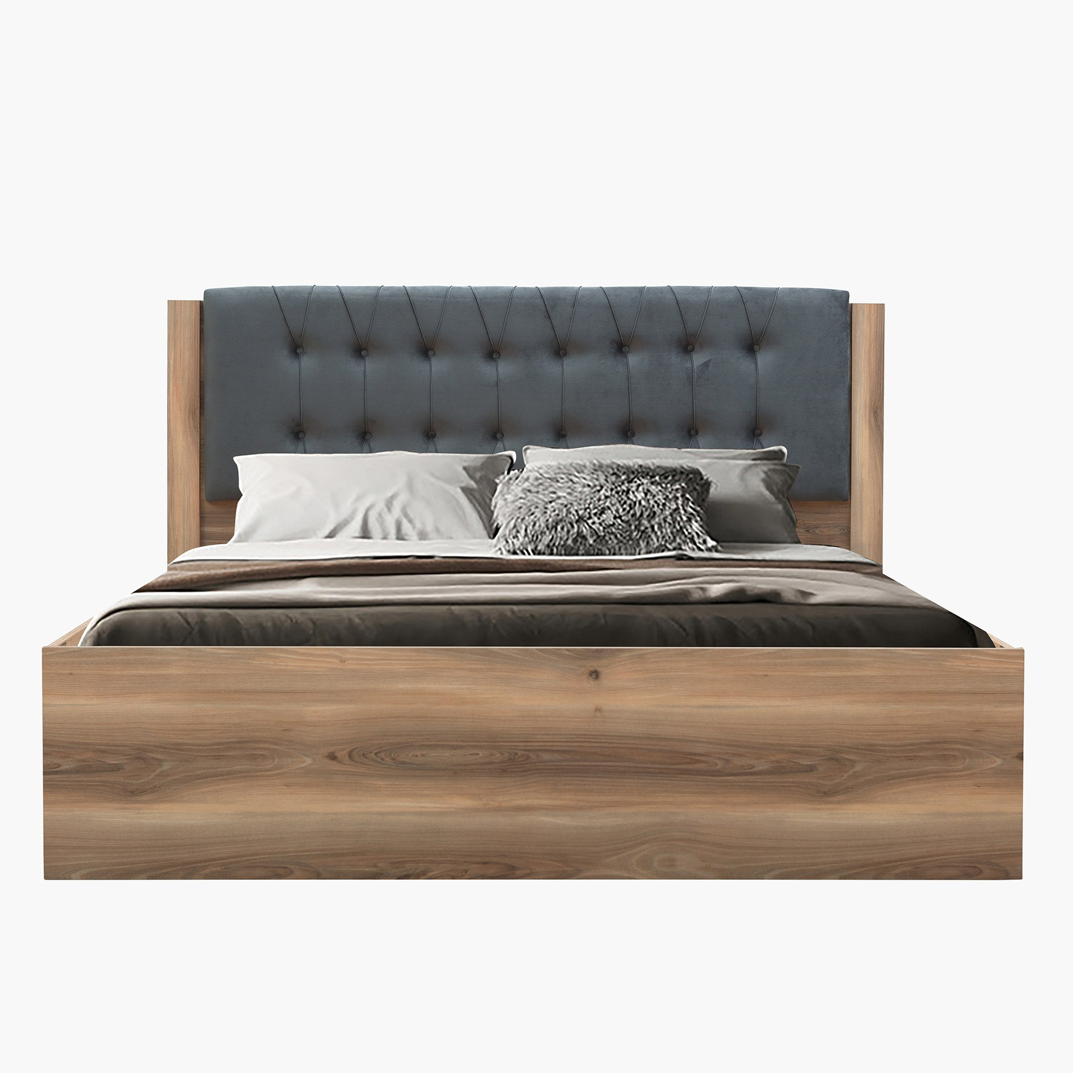 طقم غرفة نوم كينج 5 قطع من نيفادا- 180x200 سم-hbxbedroom-bedsandbedsets-bedroomsets-king-image-5