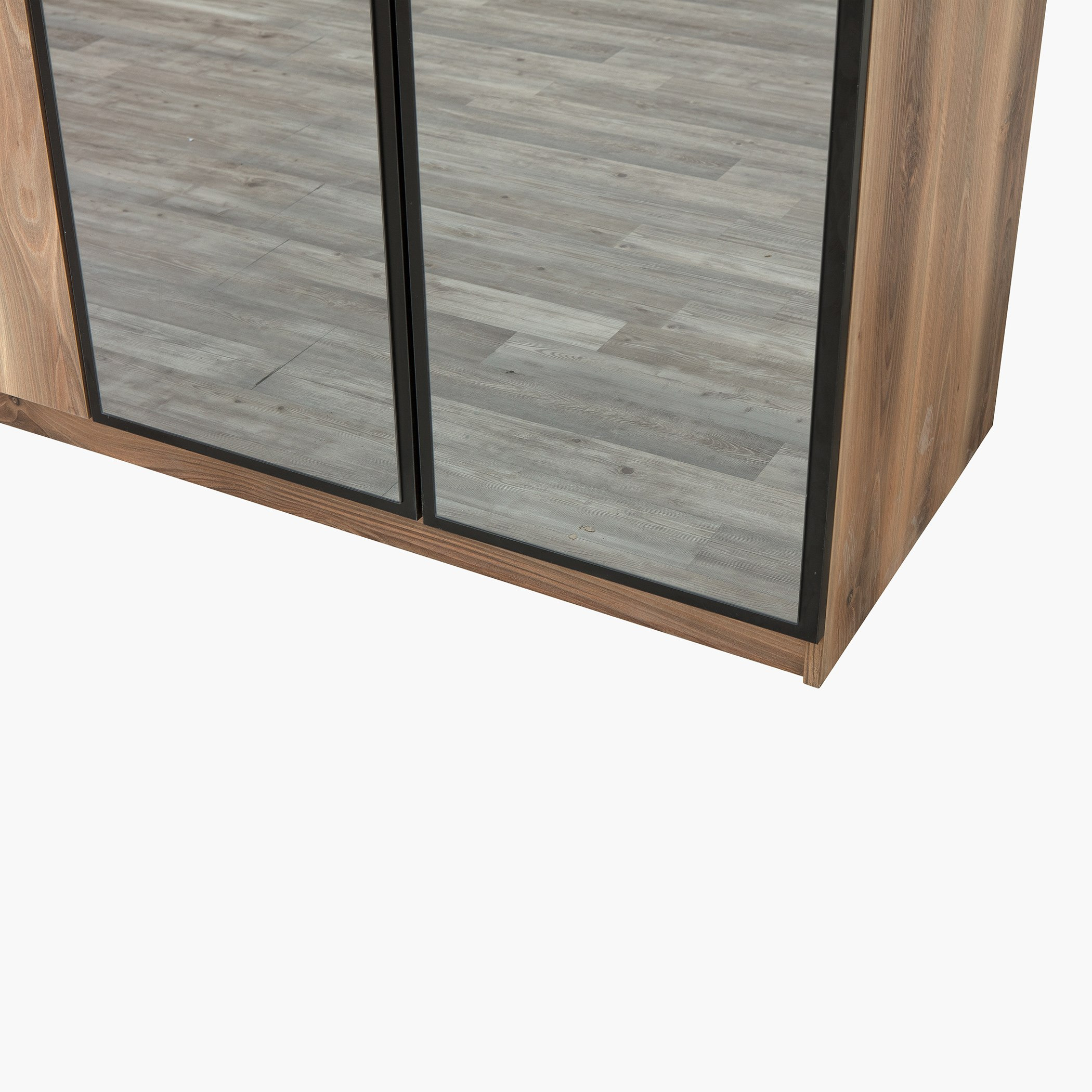 Nevada 5-Door Wardrobe with 2 Glass Doors-hbxfurniture-wardrobes-image-5