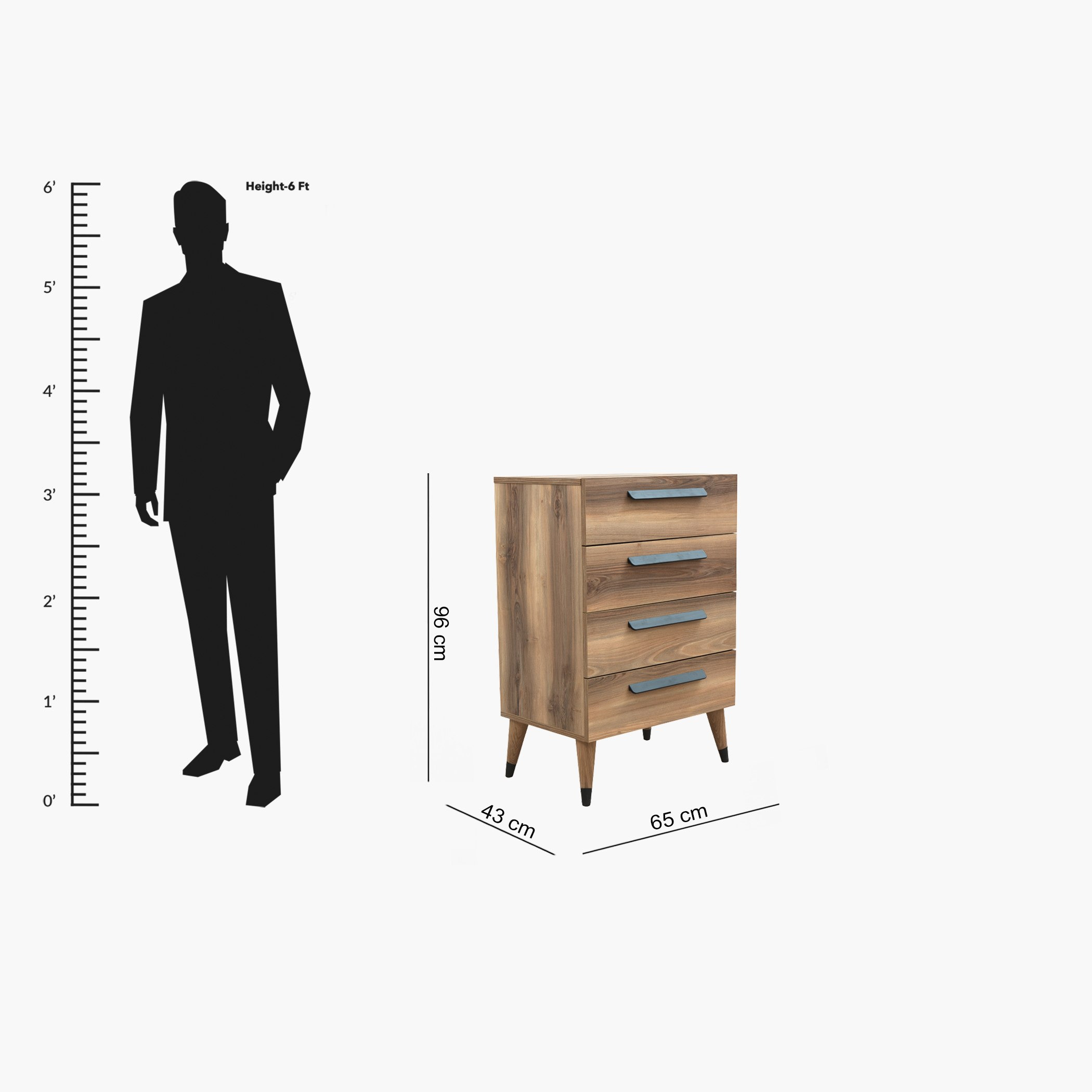 وحدة تخزين كبيرة بـ4 أدراج من نيفادا-hbxfurniture-dressersandchests-chestofdrawers-image-7