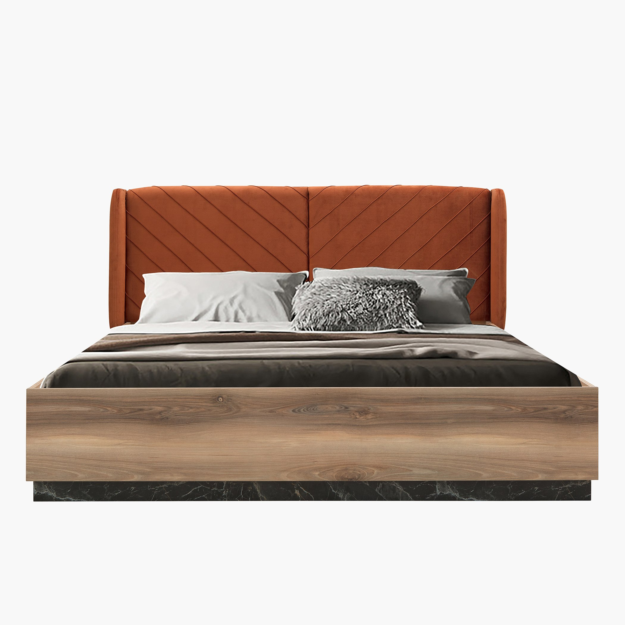 طقم غرفة نوم كينج 5 قطع من فيرونا- 180x200 سم-hbxbedroom-bedsandbedsets-bedroomsets-king-image-3