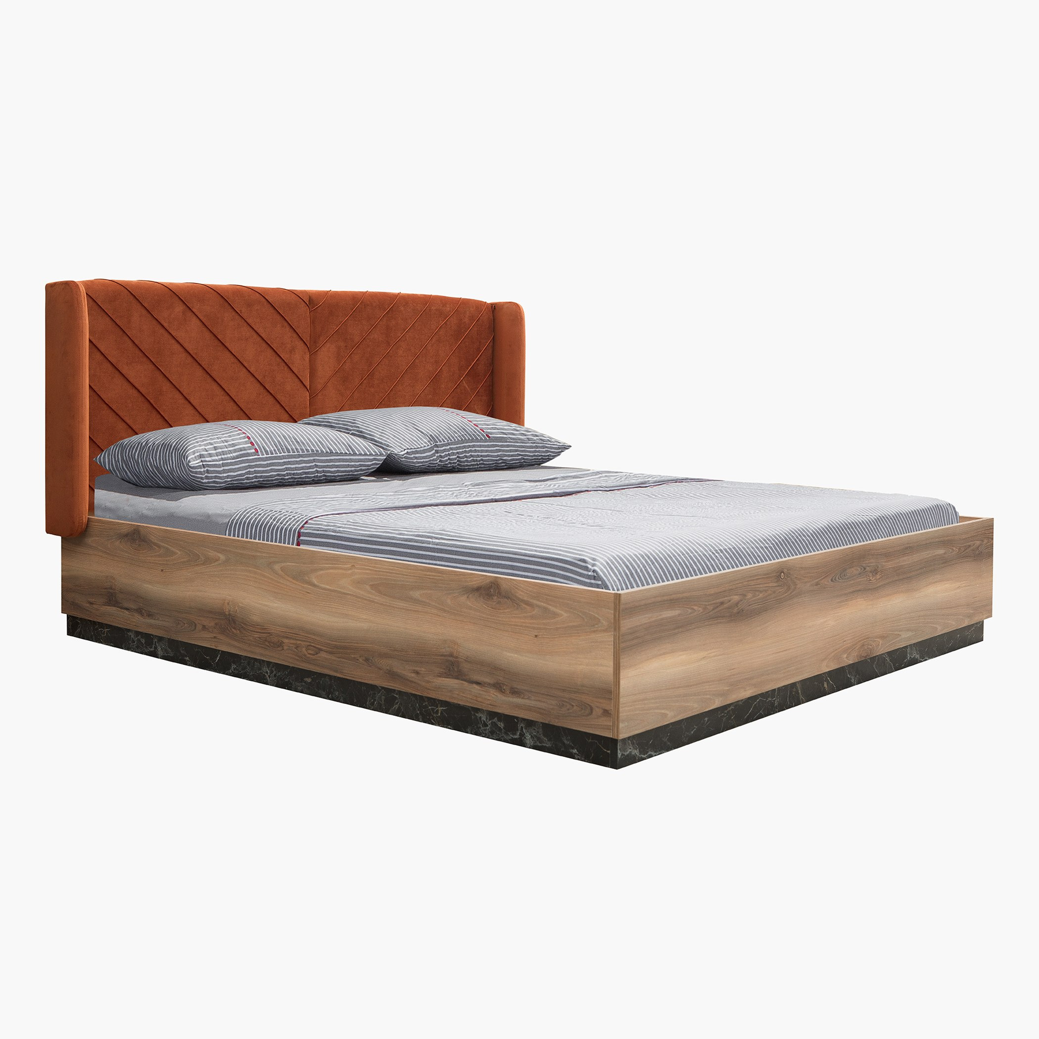 طقم غرفة نوم كينج 5 قطع من فيرونا- 180x200 سم-hbxbedroom-bedsandbedsets-bedroomsets-king-image-5