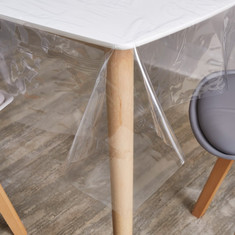 Crystaline PVC Table Cover - 229x178 cms
