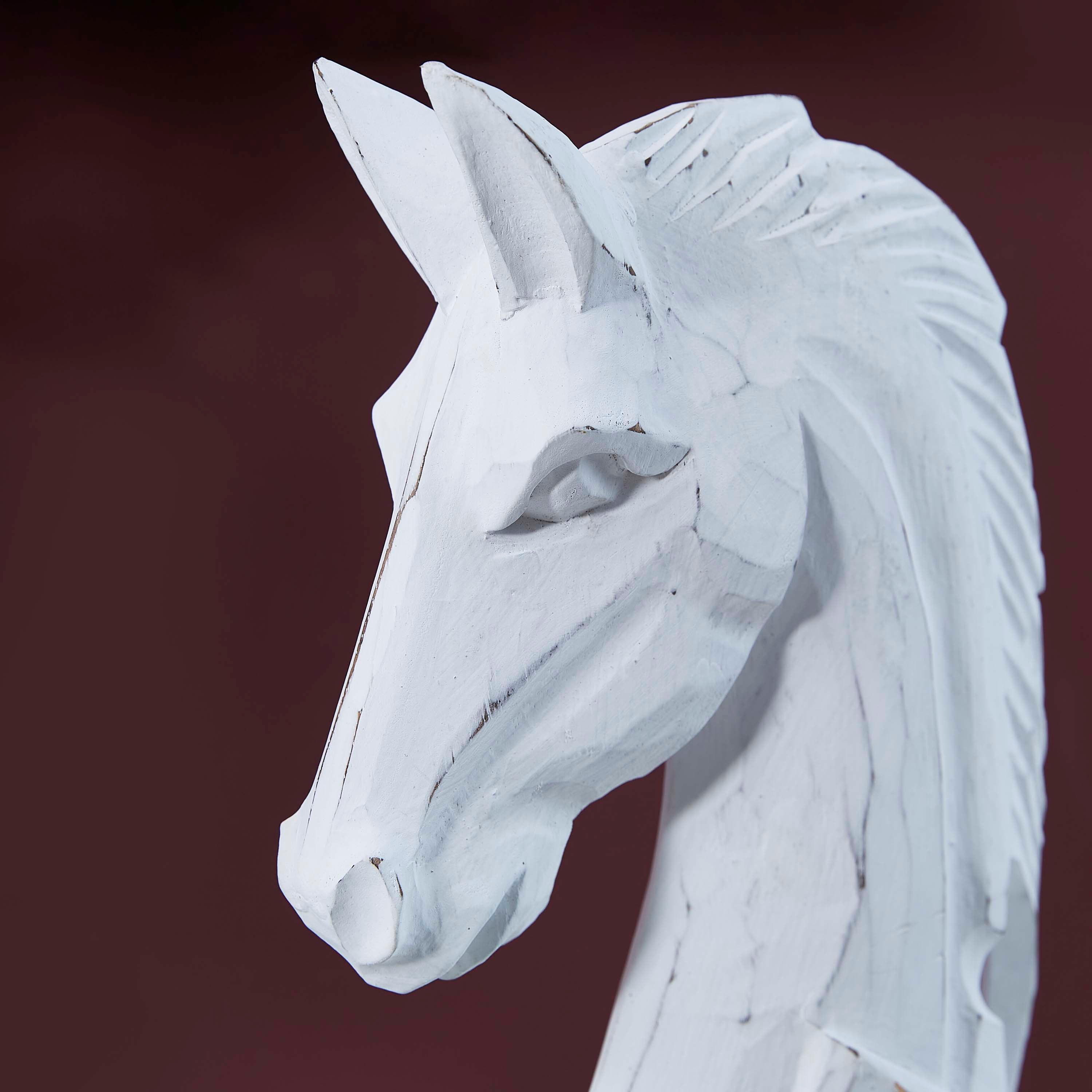 Willa Wooden Horse Top Figurine-hbxhomeware-homedecor-figurinesandornaments-image-3