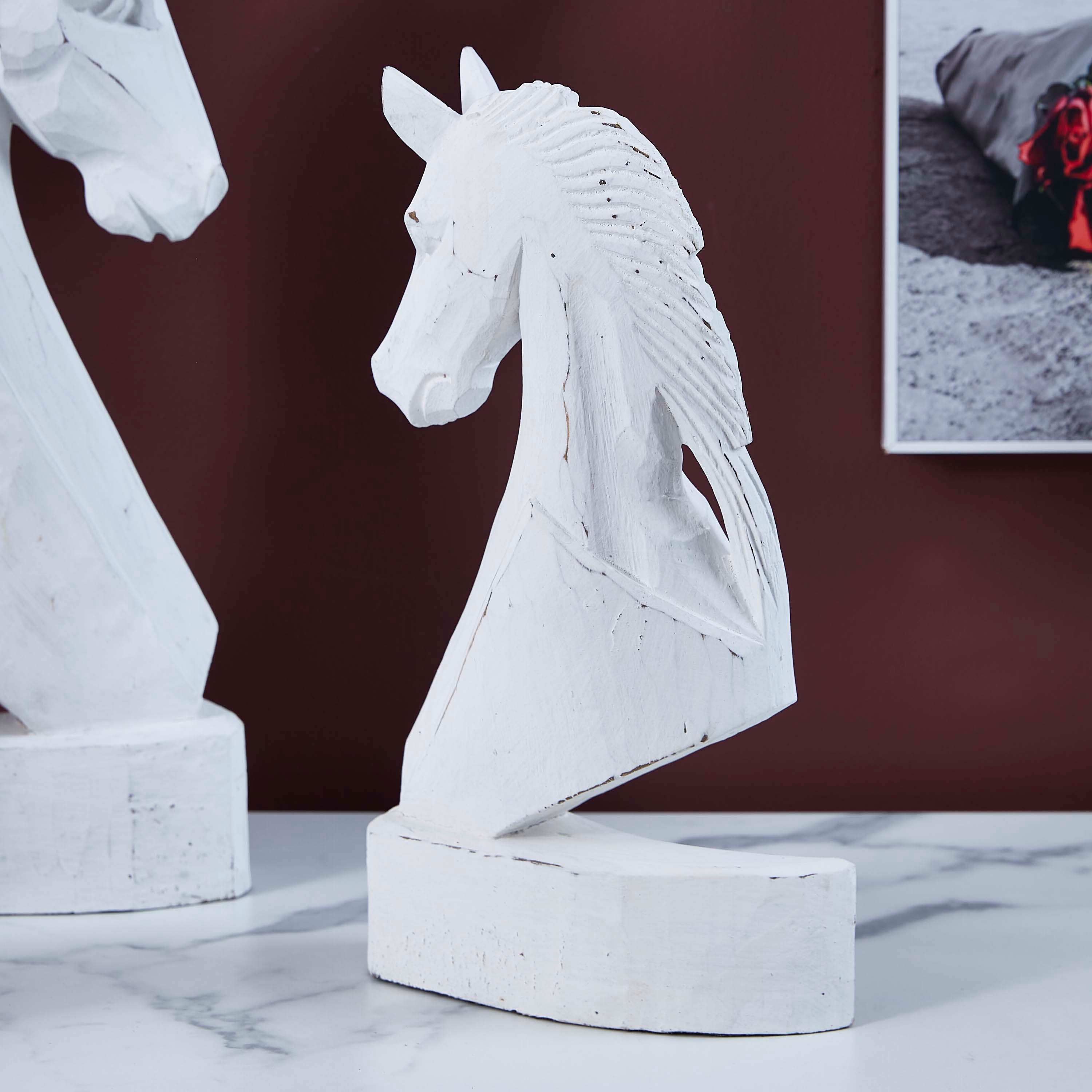 Willa Wooden Horse Top Figurine-hbxhomeware-homedecor-figurinesandornaments-image-2