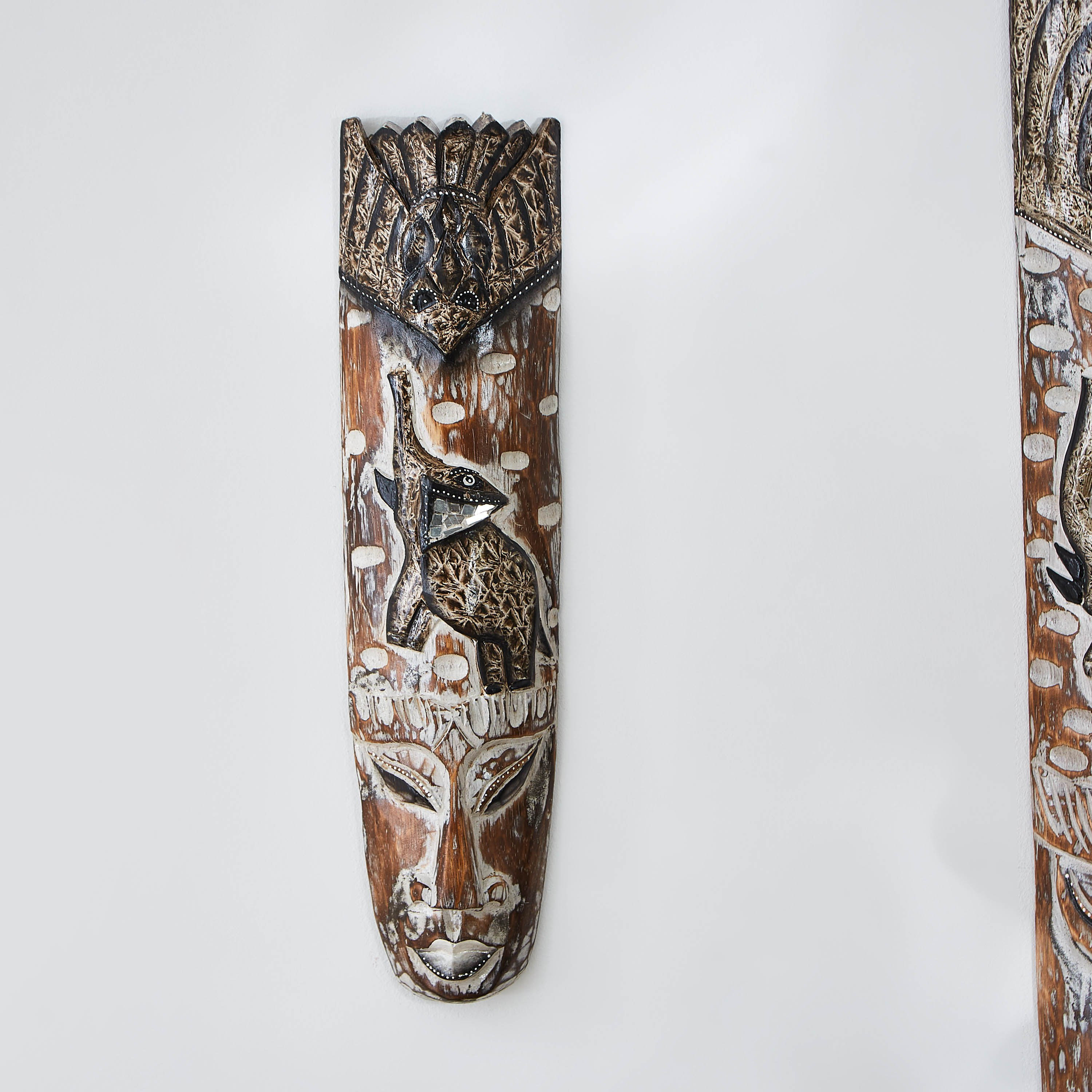 ديكور حائط قناع خشبي مع فيل من ويلا-hbxhomeware-homedecor-figurinesandornaments-image-1