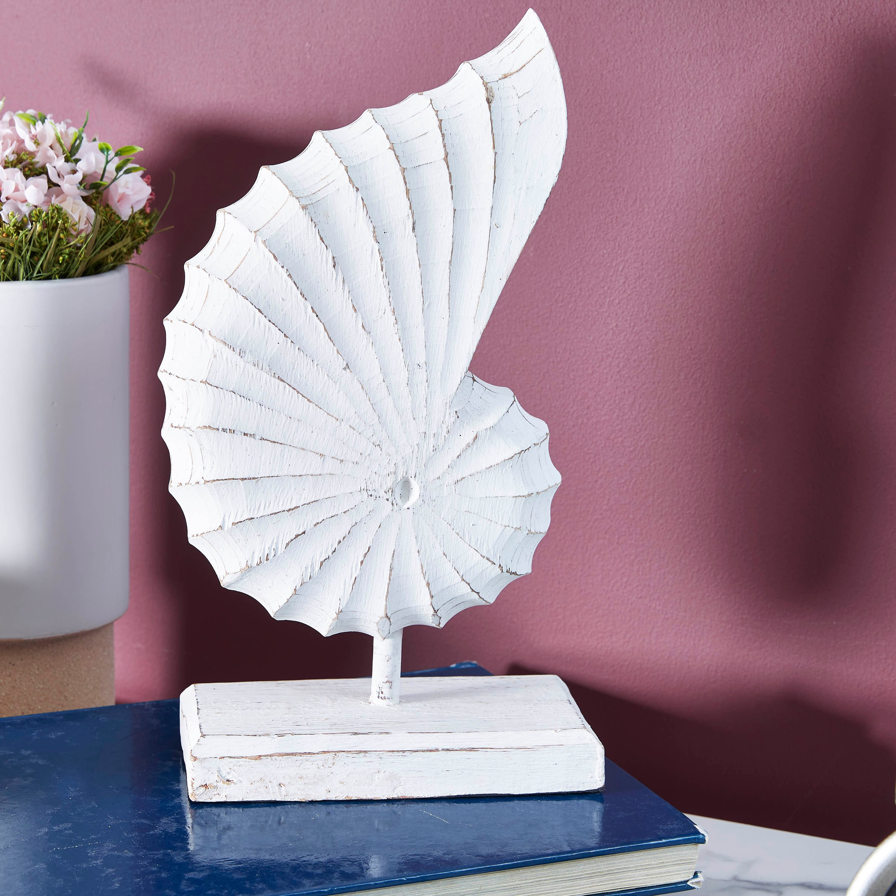 قطعة ديكور صدفة خشبية وعصا - ويلا-hbxhomeware-homedecor-figurinesandornaments-image-2