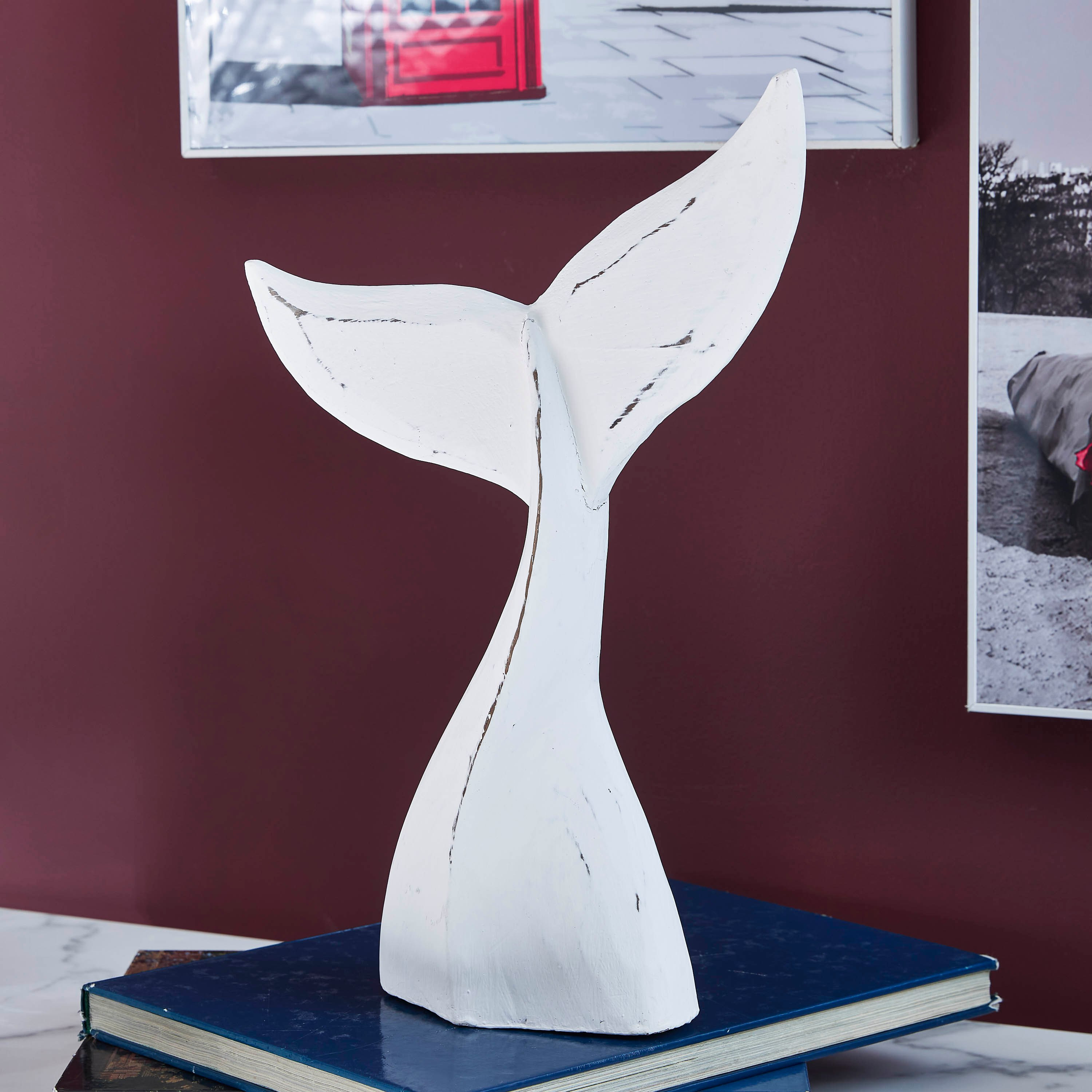 قطعة ديكور زعنفة سمكة خشبية - ويلا-hbxhomeware-homedecor-figurinesandornaments-image-1
