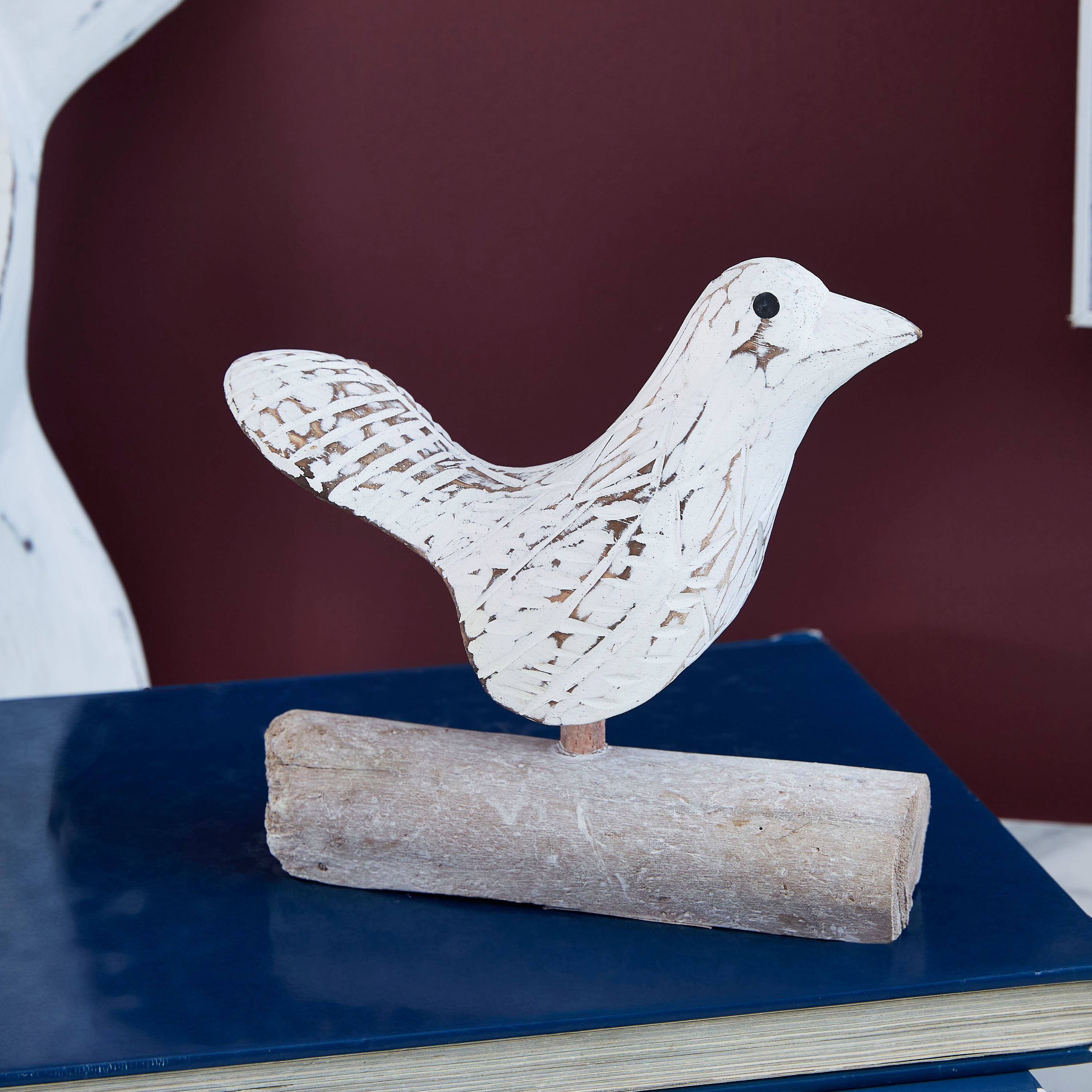 قطعة ديكور عصفور خشبي - ويلا-hbxhomeware-homedecor-figurinesandornaments-image-1
