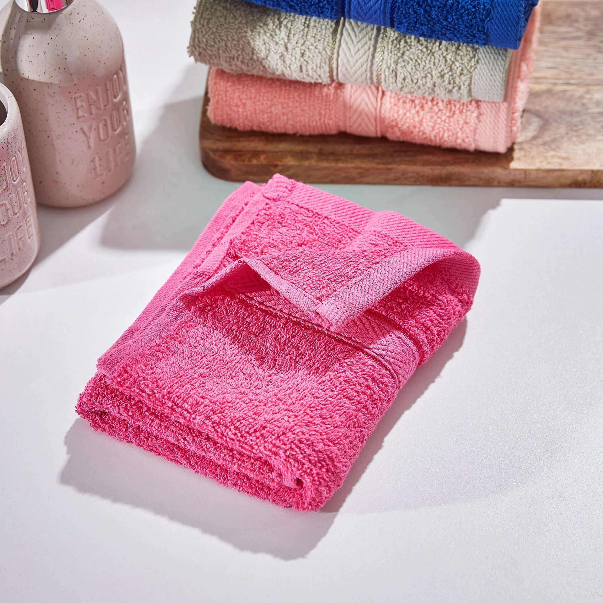 Novel Cotton Hand Towel - 40x70 cm-hbxbathroom-bathroomtextiles-image-1