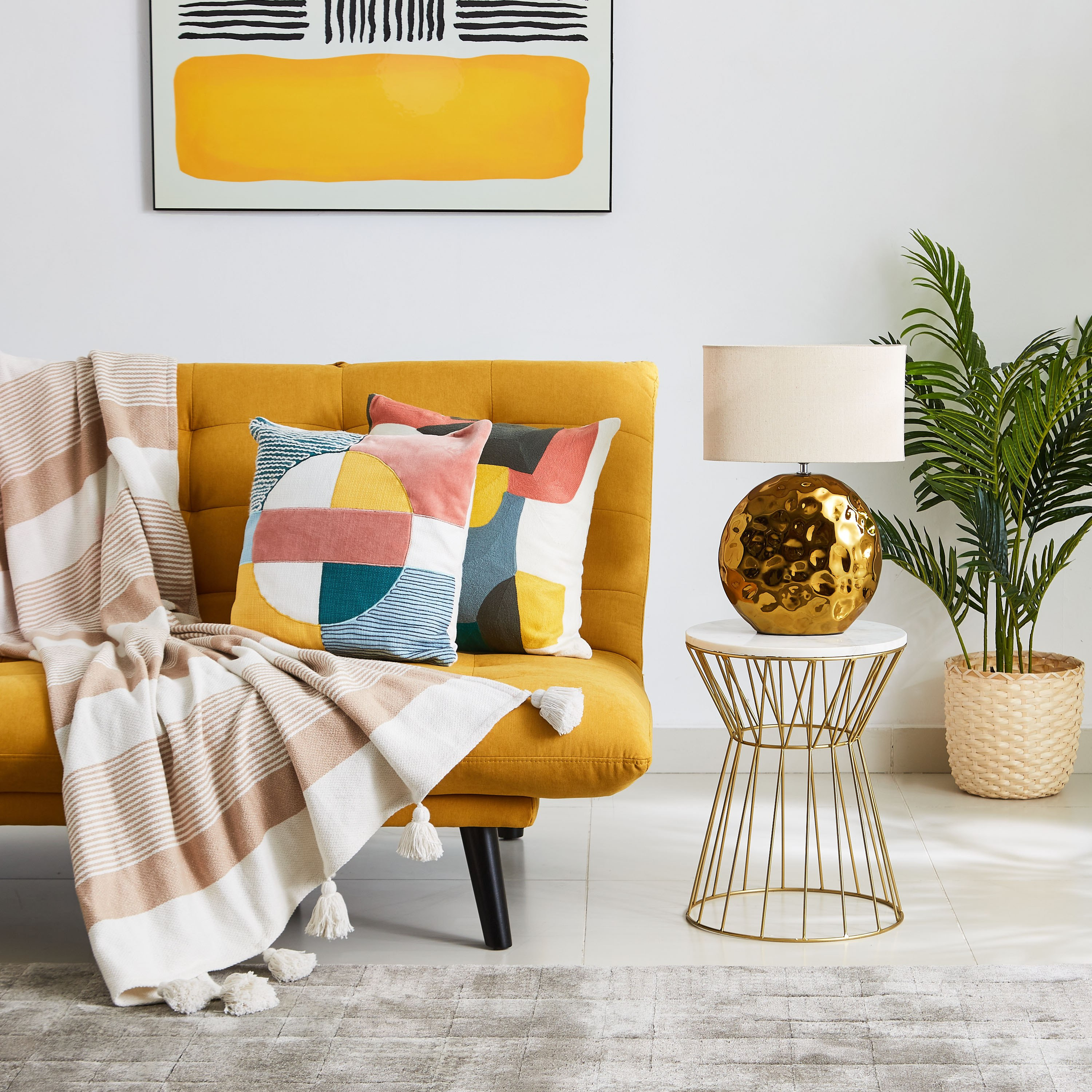 طاولة جانبية بسطح رخام من أستريد-hbxfurniture-livingroom-endtables-image-3