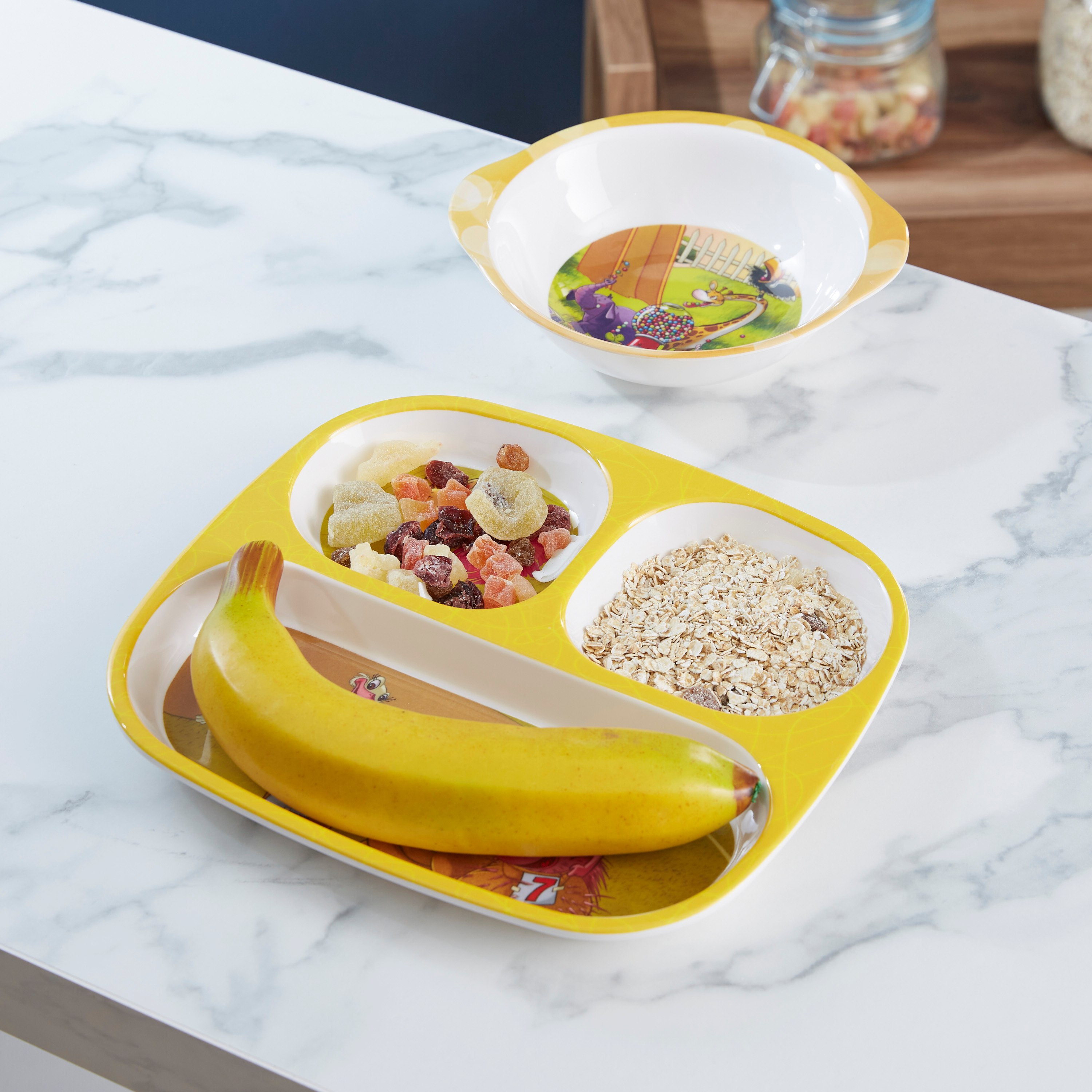 Park 3-Partition Rectangular Plate - 24x21 cm-hbxhomeware-hbxkidsandyouth-image-3