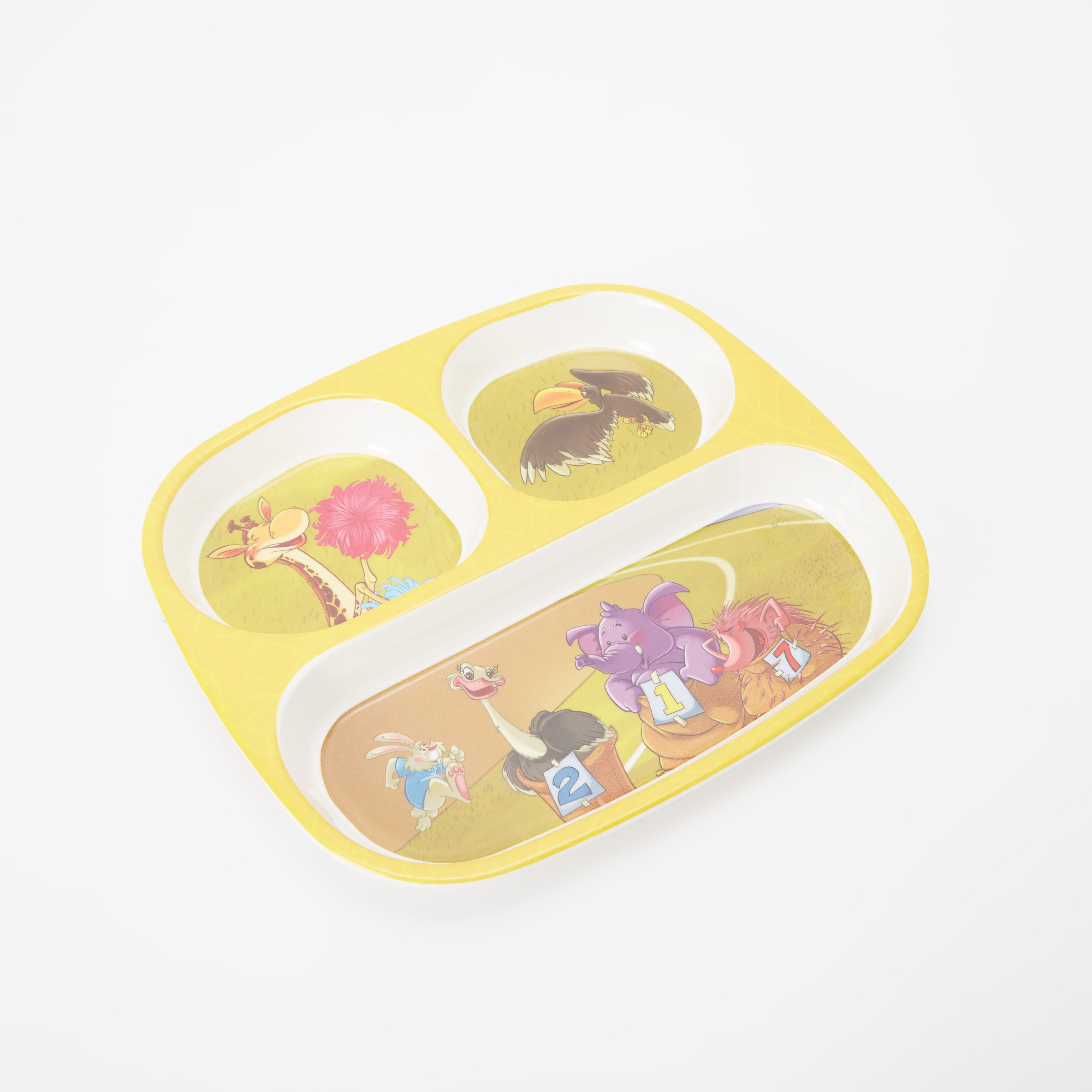 Park 3-Partition Rectangular Plate - 24x21 cm-hbxhomeware-hbxkidsandyouth-image-4