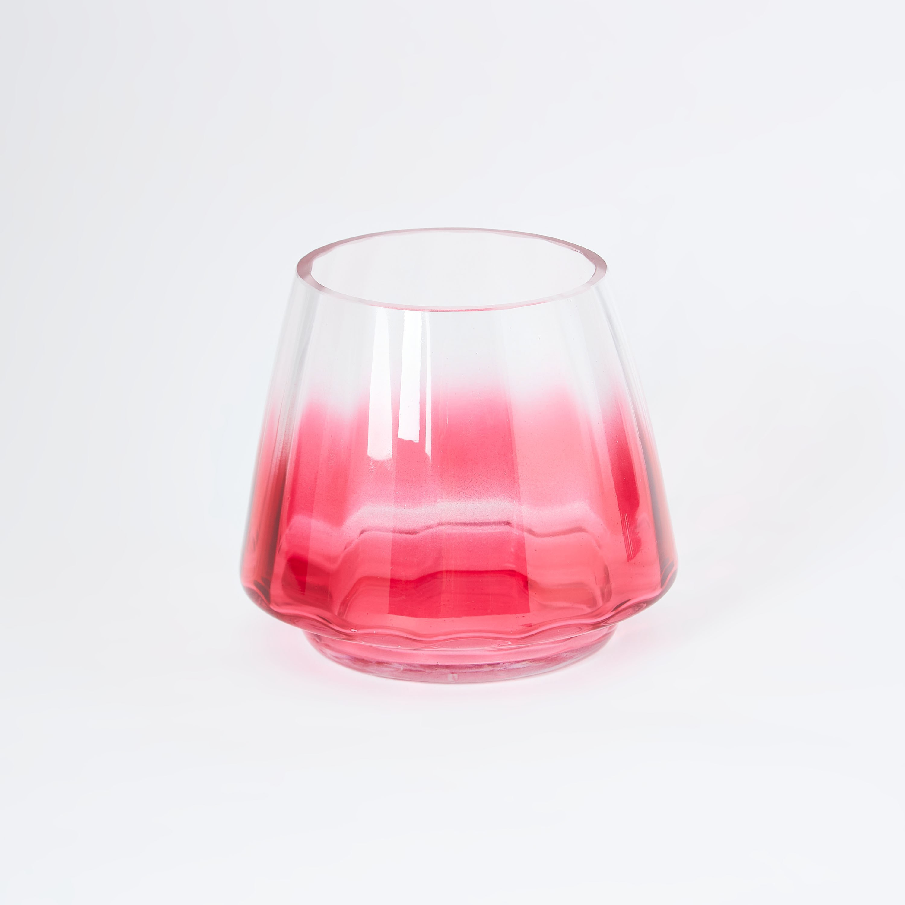 حامل شموع زجاجي متدرج اللون من آفا-hbxlivingroom-decorandaccessories-candleholders-image-6