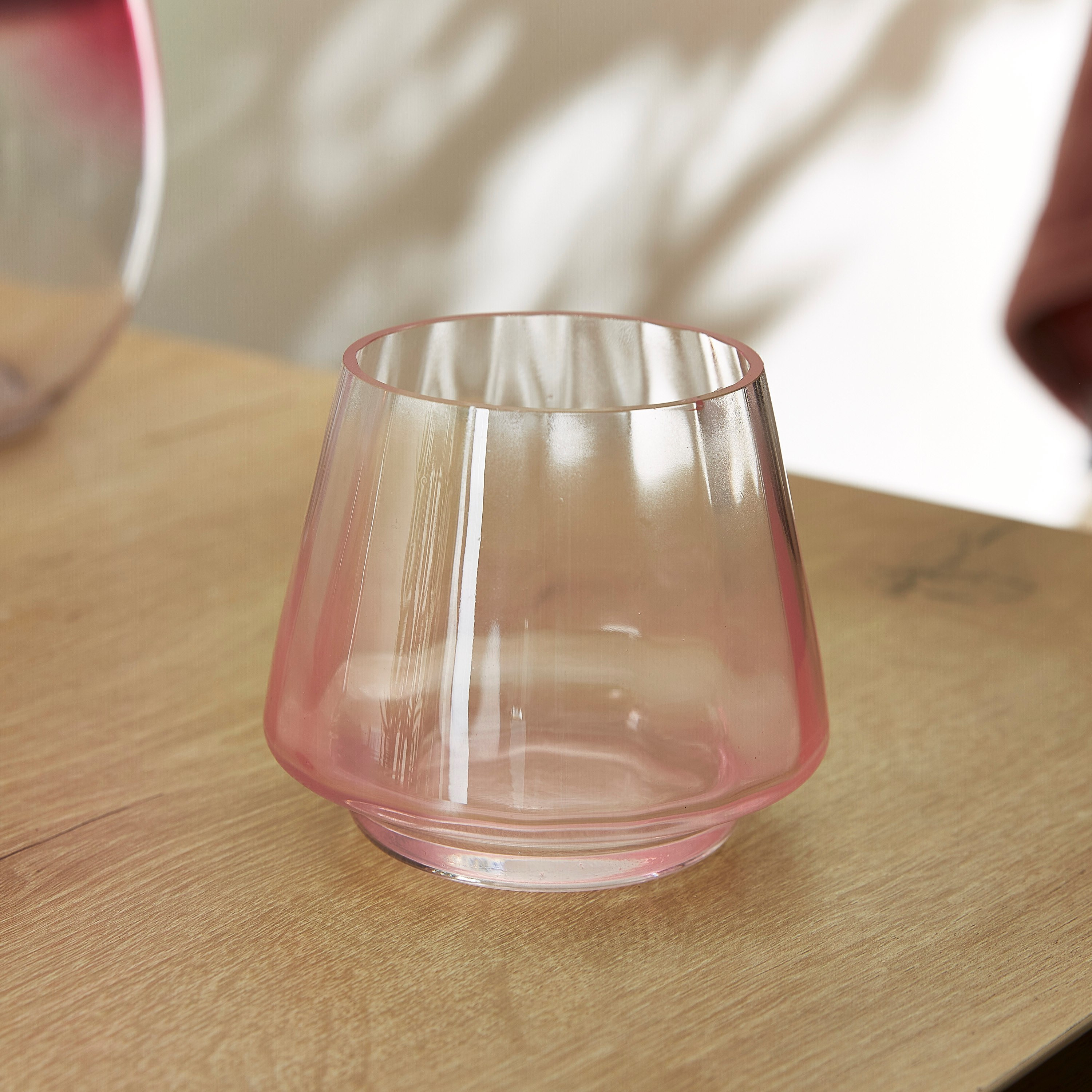 حامل شموع زجاجي متدرج اللون من آفا - صغير-hbxlivingroom-decorandaccessories-candleholders-image-3