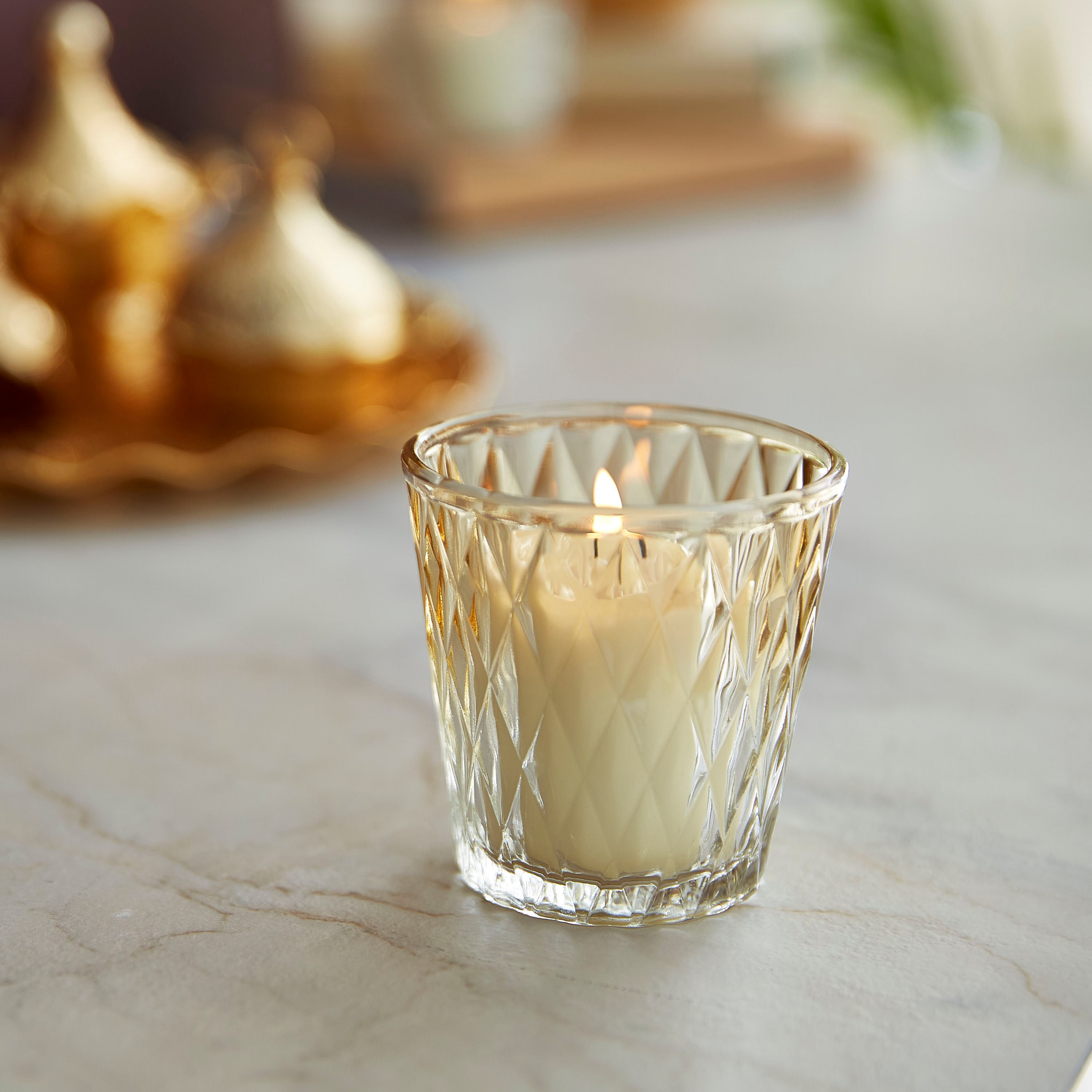حامل شموع بأوجه زجاج من أفا-hbxlivingroom-decorandaccessories-candleholders-image-2