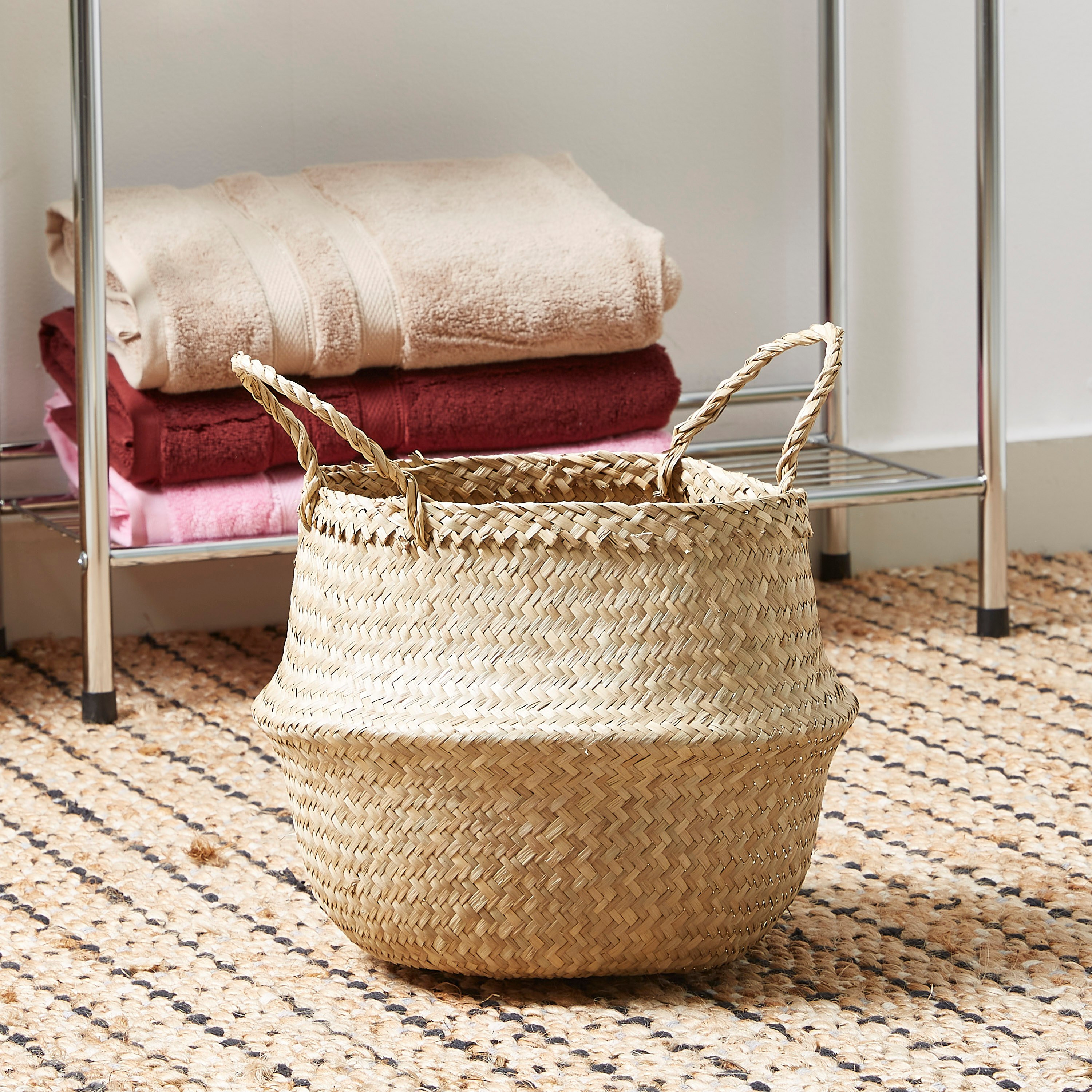 سلة غسيل أعشاب البحر من ناتورا - 25x32 سم-hbxbathroom-bathroomstorage-laundryhampers-image-2
