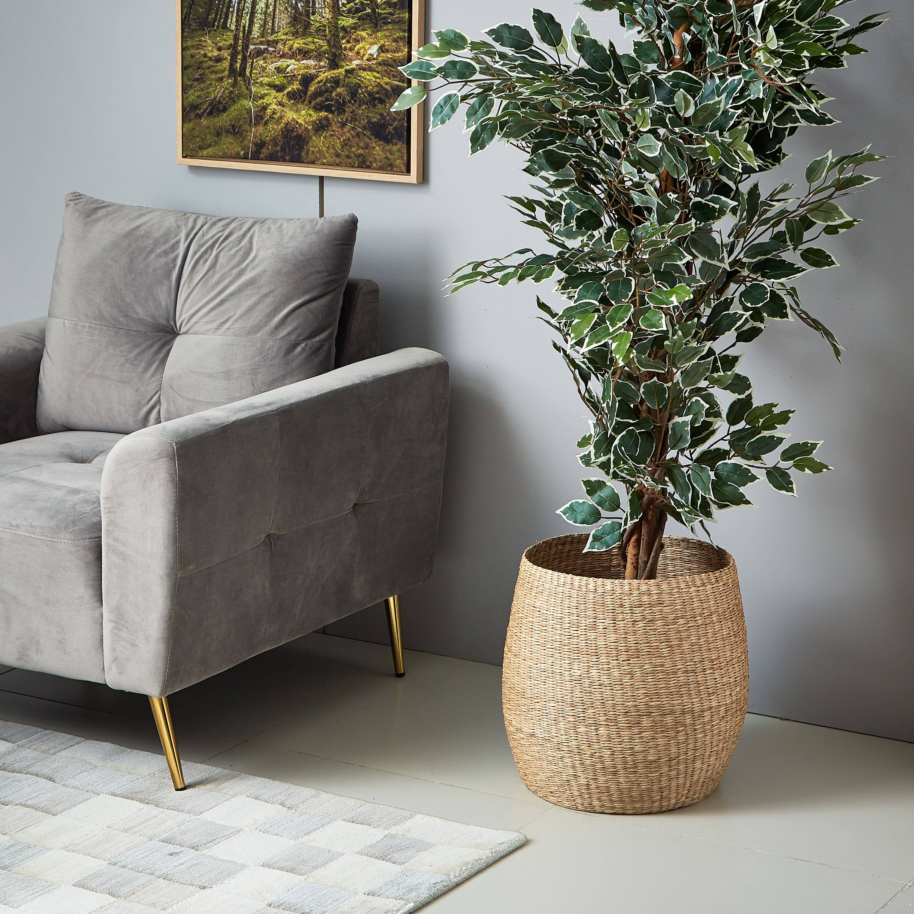 إصيص منسوج من الأعشاب البحريّة من ناتشورا-hbxdecorandfurnishings-homeaccessories-artificialflowersandplants-image-4
