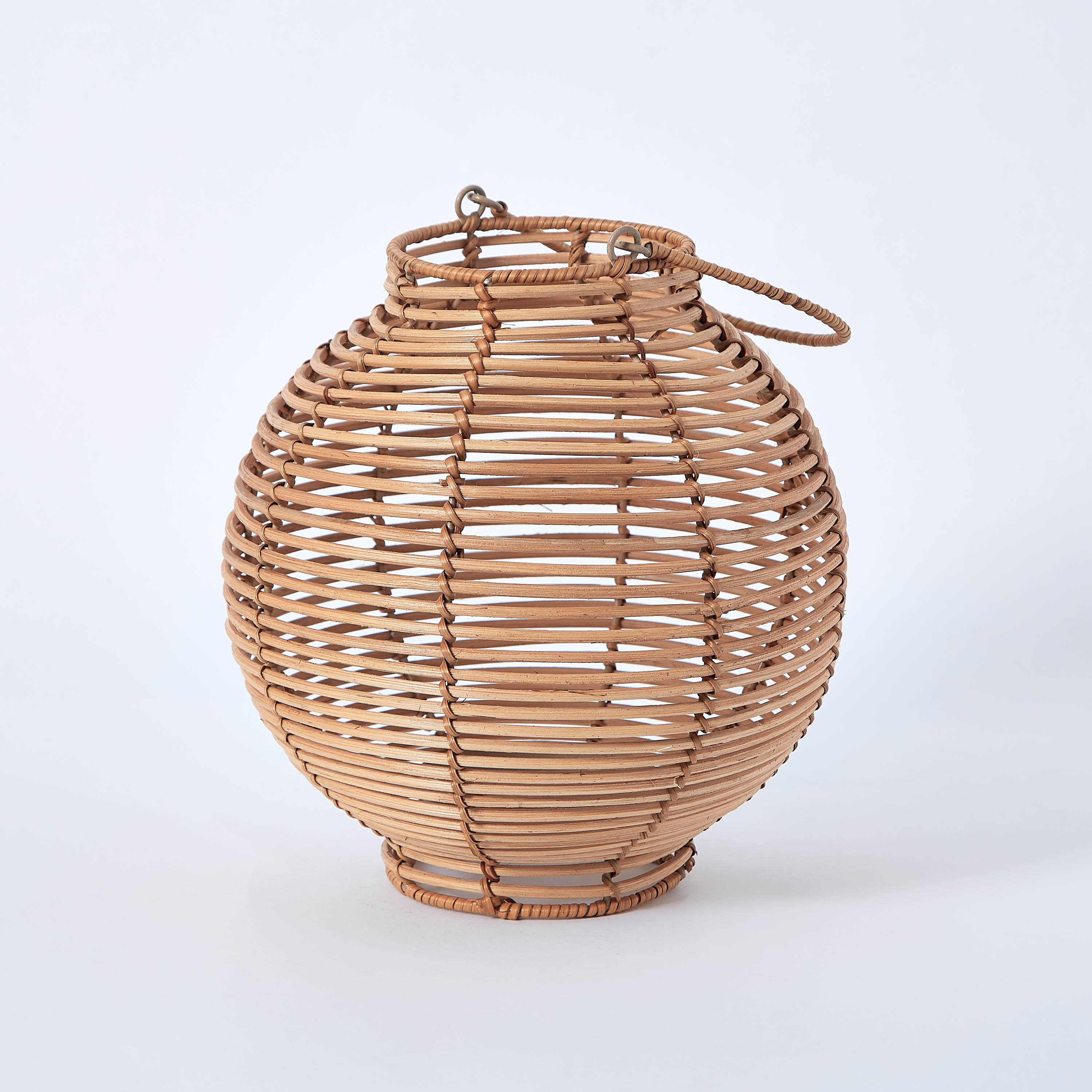 Natura Rattan Lantern with Glass Votive-hbxdecorandfurnishings-homeaccessories-lanterns-image-5