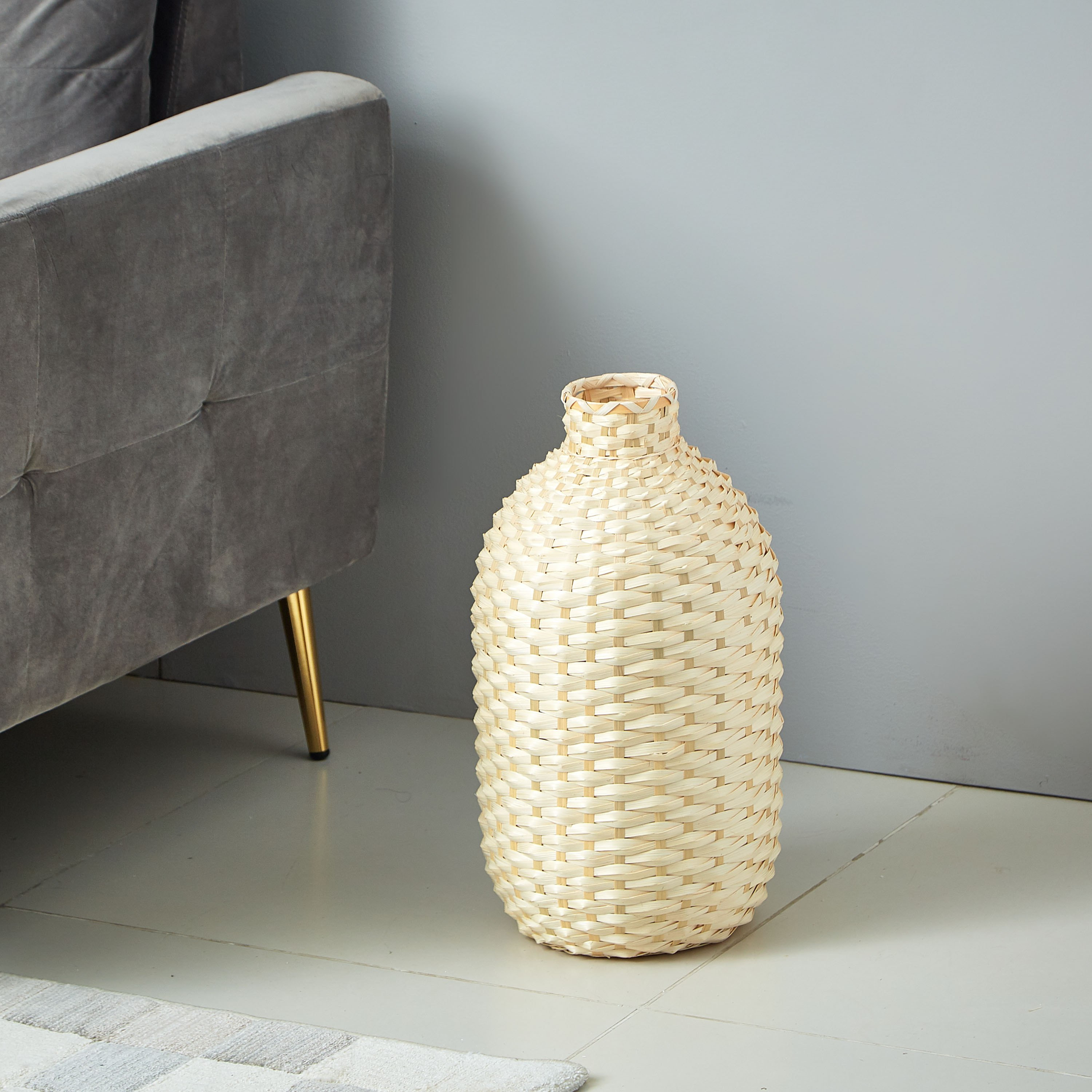 مزهرية خيزران بتفاصيل منسوجة من ناتورا -hbxbedroom-decorandaccessories-vases-image-2