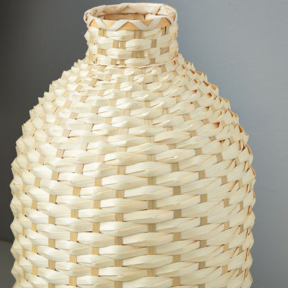 Natura Bamboo Weave Detail Vase
