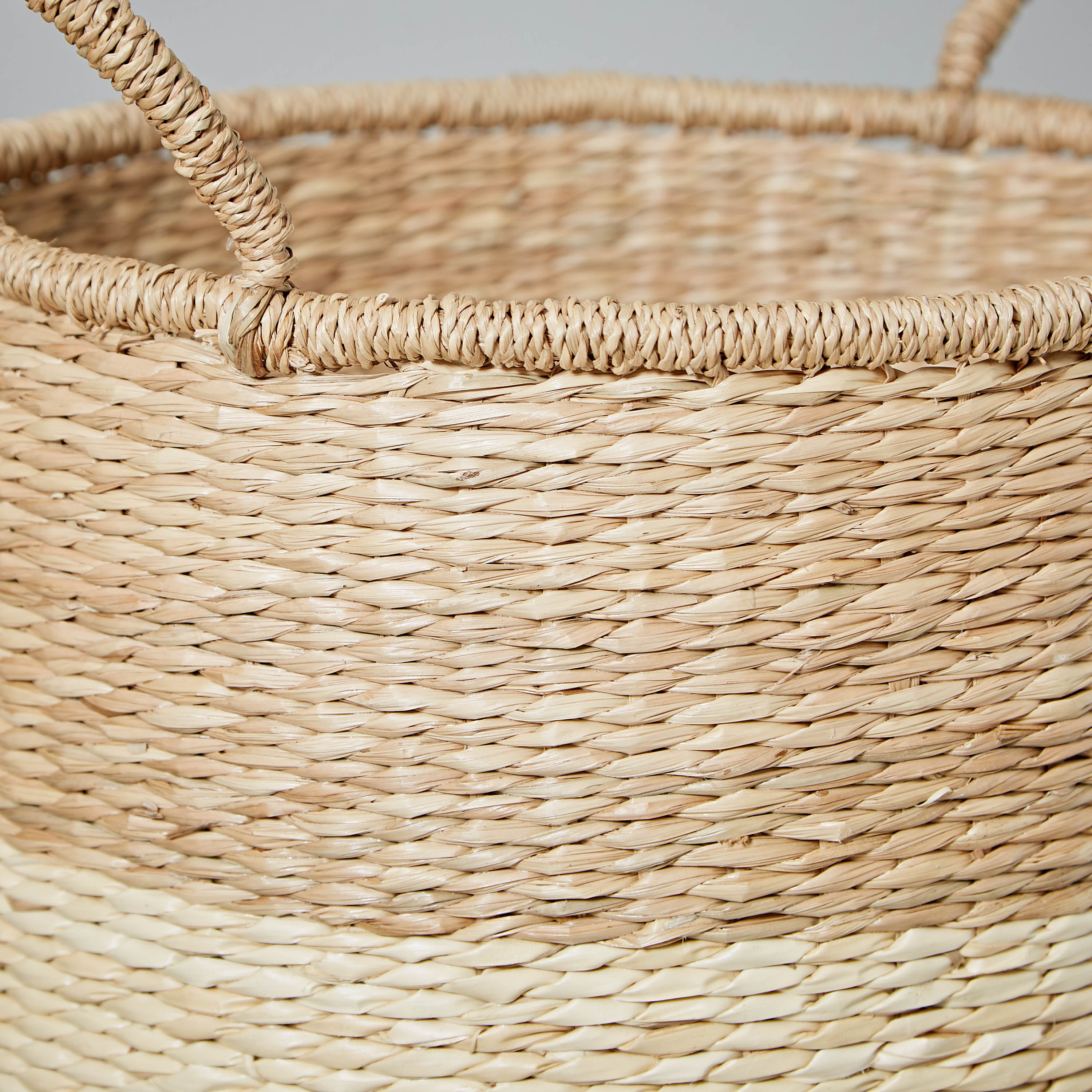 Natura Seagrass Basket with Handles - 40x65 cm-hbxbathroom-bathroomstorage-laundryhampers-image-3