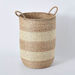 Natura Seagrass Basket with Handles - 40x65 cm-Laundry Hampers-thumbnail-4