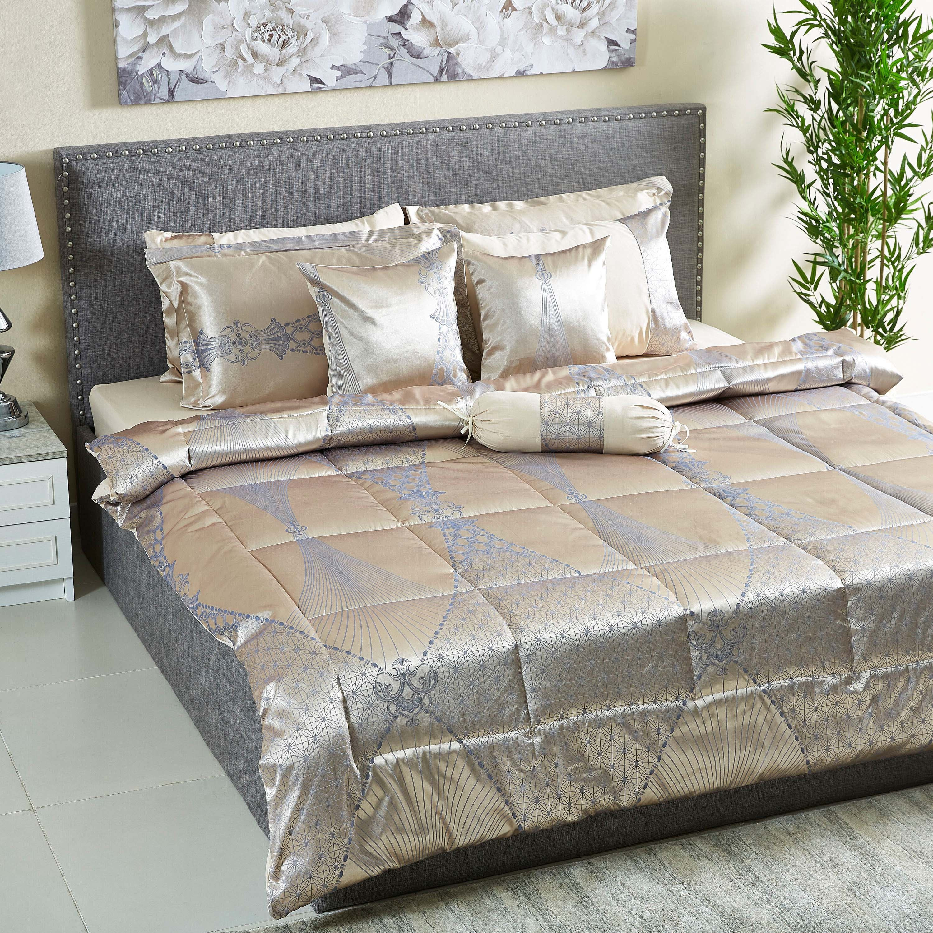 طقم لحاف كينج جاكار 9 قطع 220x240 سم - ندى-PROMO_HB_AE_B1G1_250925-image-5