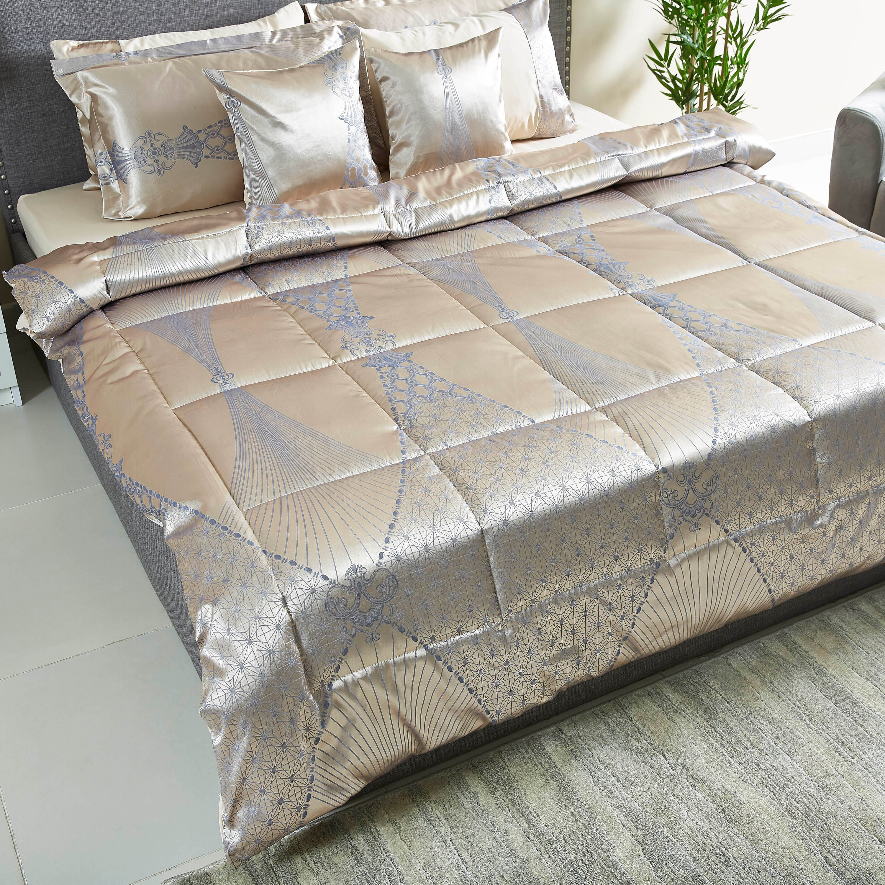 طقم لحاف كينج جاكار 9 قطع 220x240 سم - ندى-PROMO_HB_AE_B1G1_250925-image-6