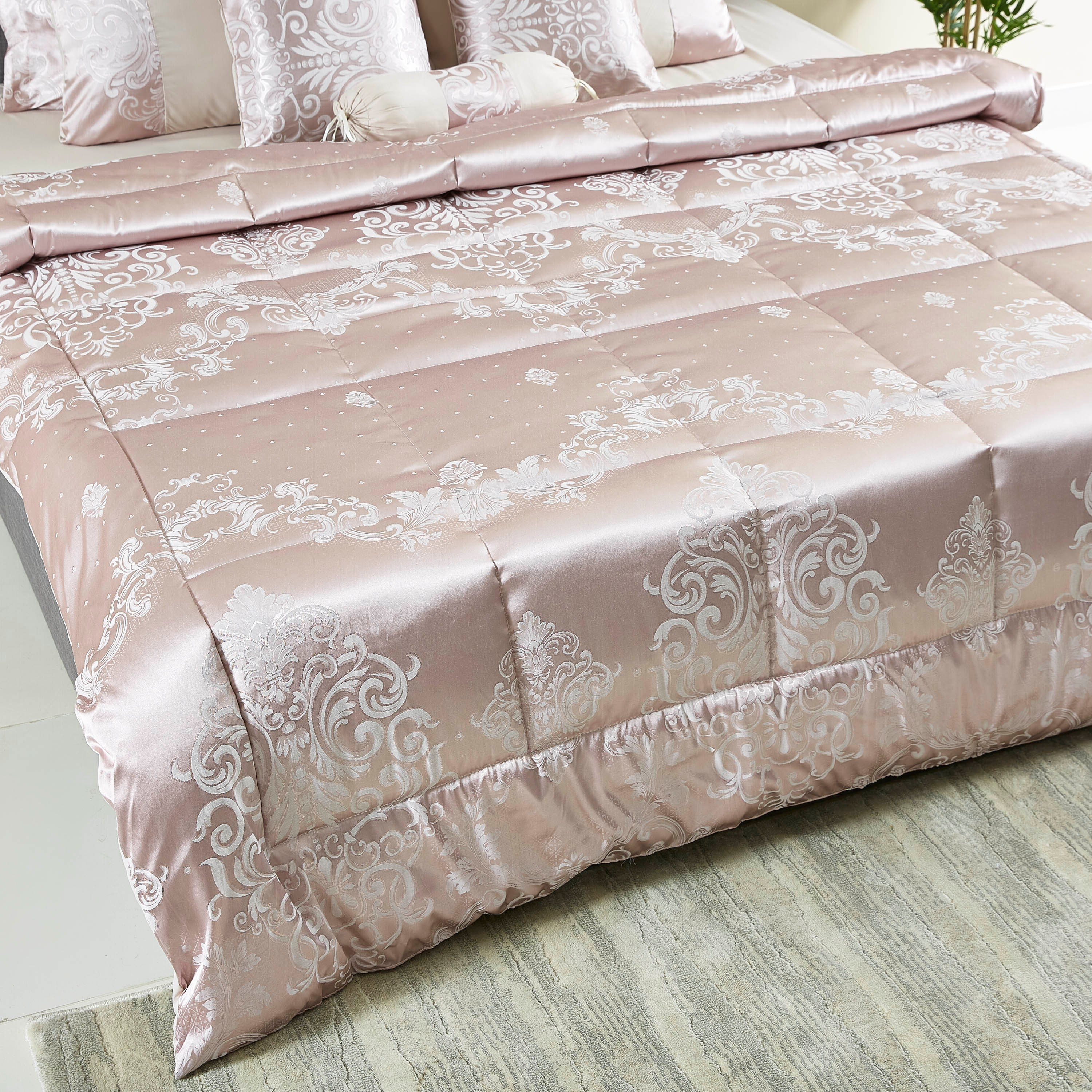 طقم لحاف كينج جاكار 9- قطع من داليا- 220x240 سم-hbxhomeware-hbxdecorandfurnishings-image-4