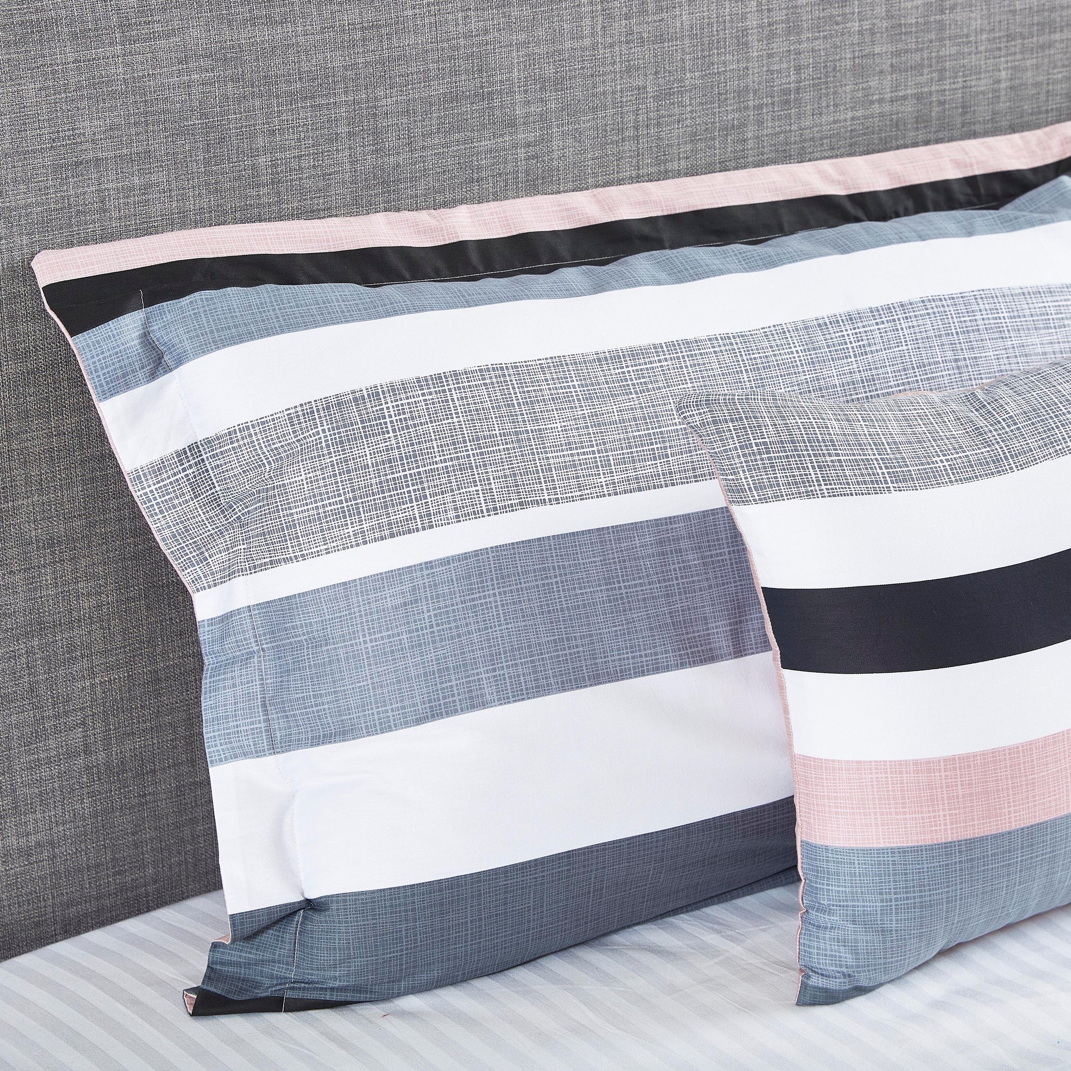 طقم لحاف كينج قطن ساتان 5 قطع بطبعات 220x240 سم - تكس-hbxhomeware-hbxdecorandfurnishings-image-4